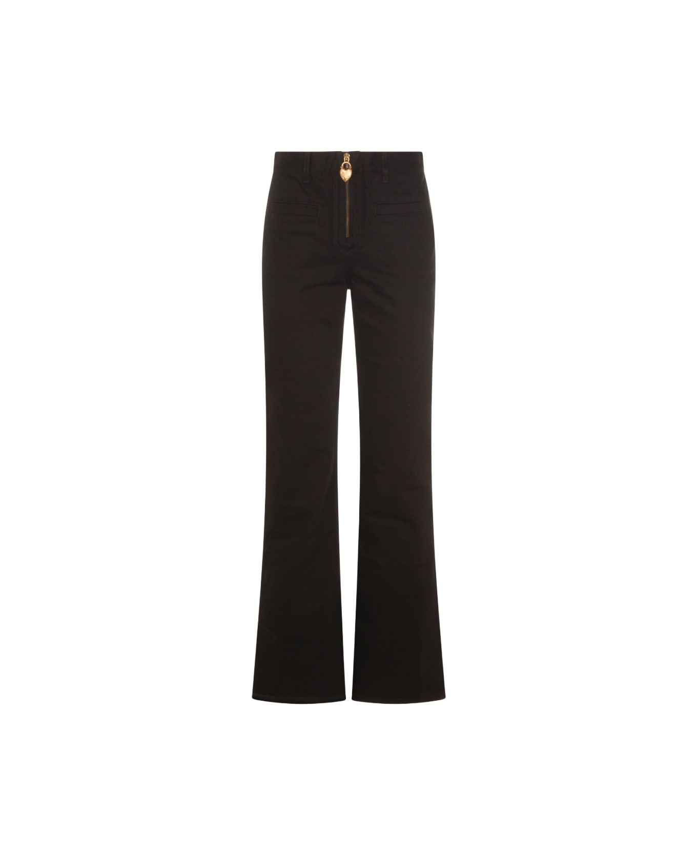 Chloé Black Cotton Jeans - Black