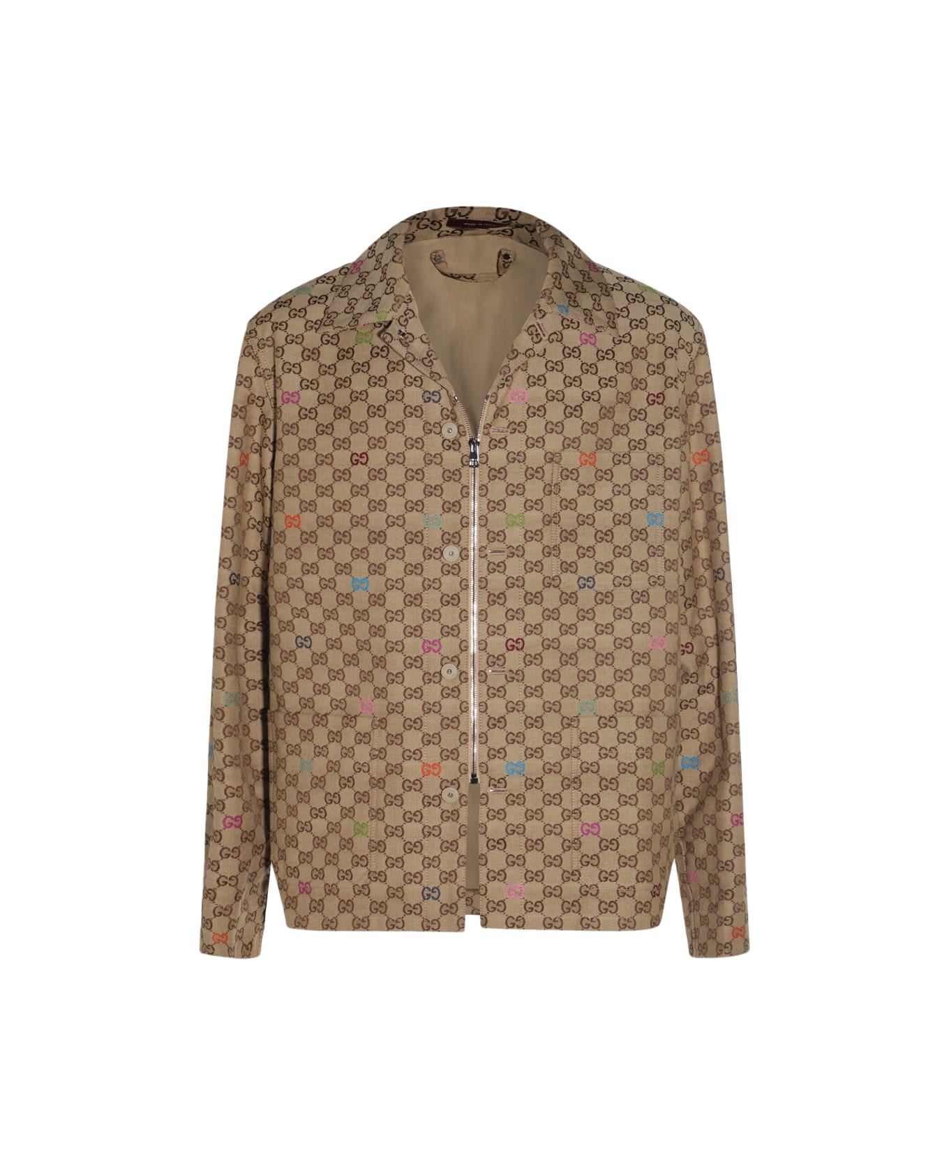 Gucci Beige Cotton Casual Jacket - Beige