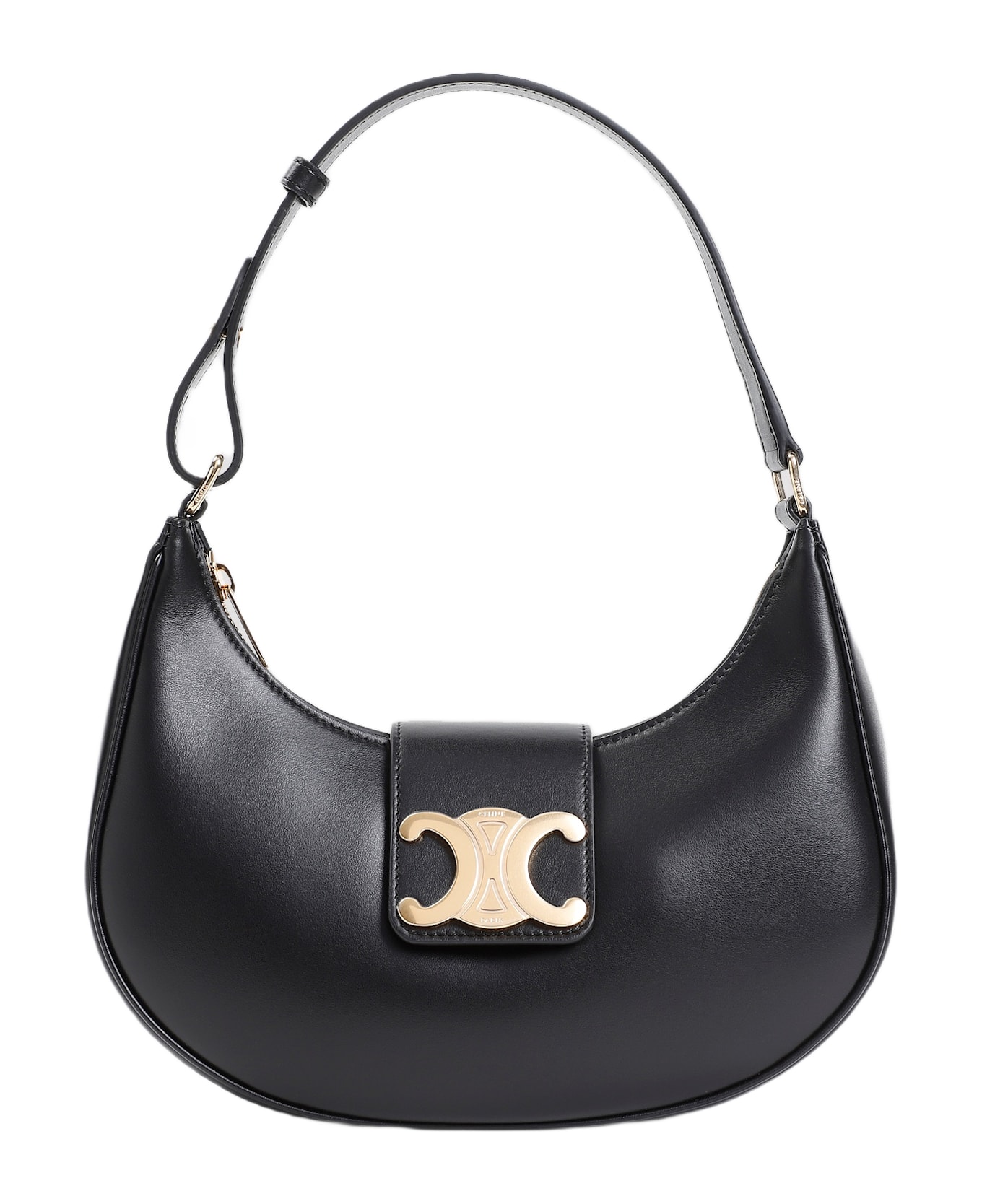 Celine Medium Ava Triomphe Shoulder Bag - No Black