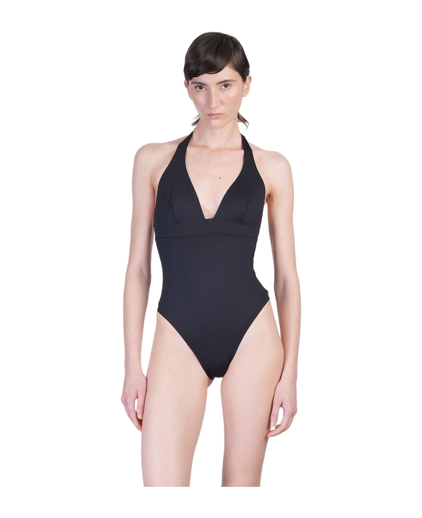 MC2 Saint Barth Marylin Beachwear In Black Polyamide - black