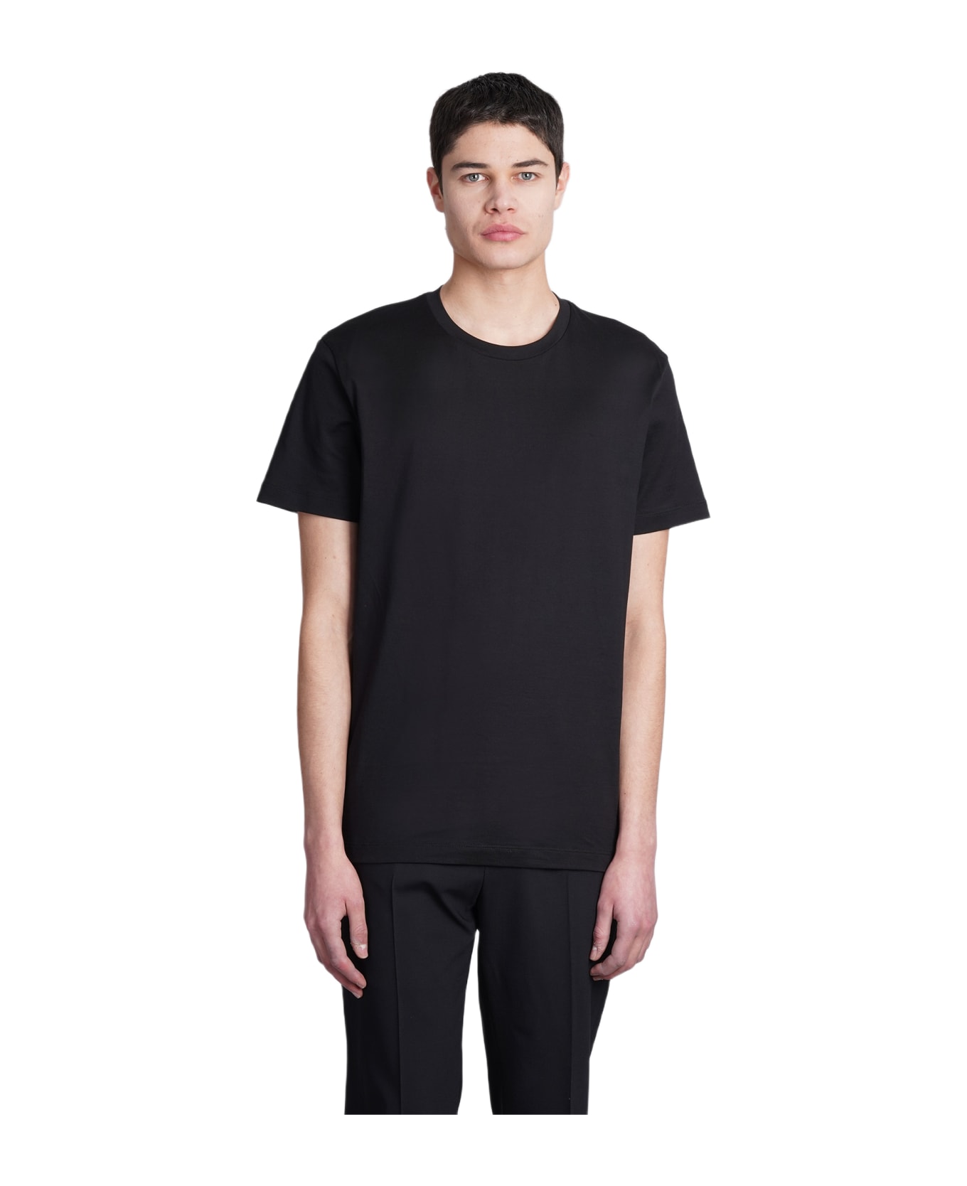 Roberto Collina T-shirt In Black Cotton - BLACK