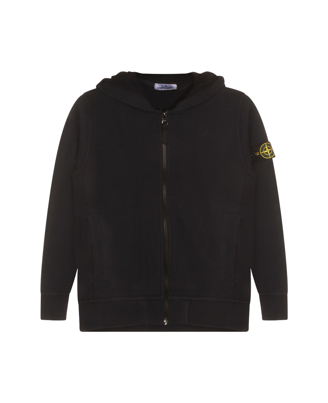 Stone Island Navy Cotton Sweatshirt - Blue