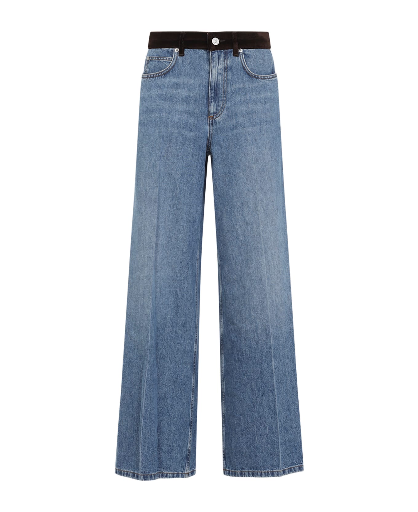 Marni Washed Bull Denim 5-pocket Jeans - Deep Blue