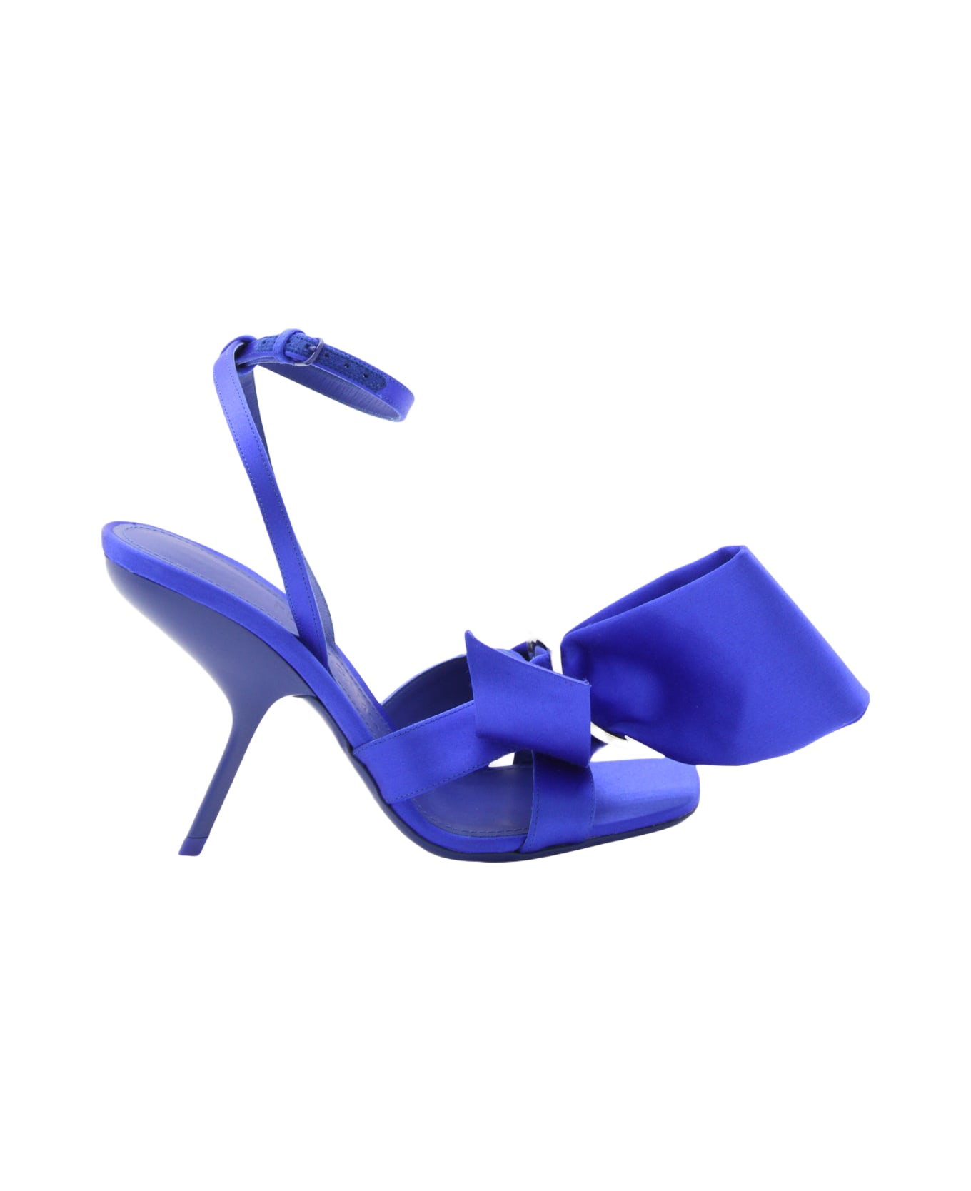 Ferragamo Electric Blue Satin Helena Sandals - TESS.RASO BLUE サンダル