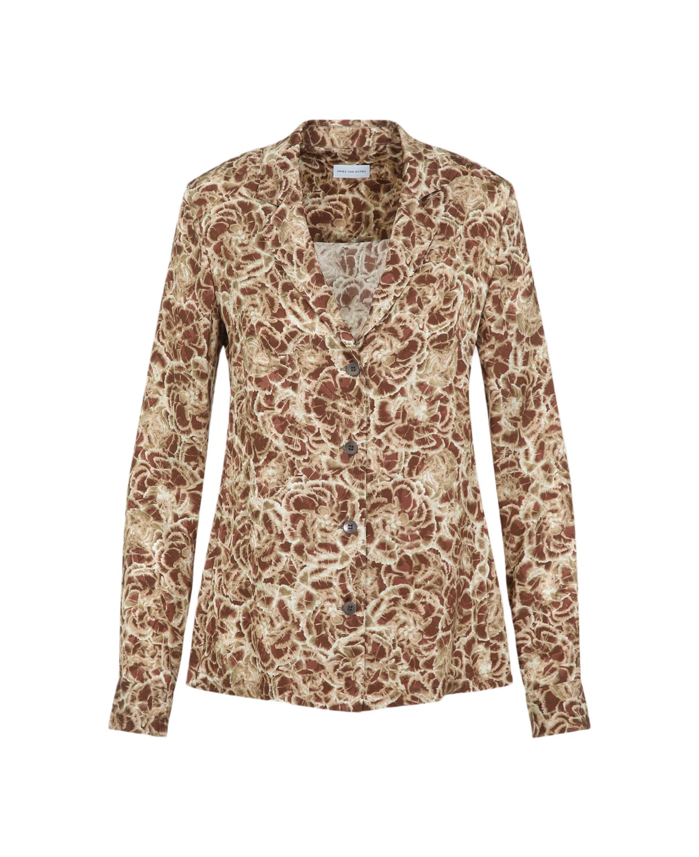 Dries Van Noten Colla Shirt - Camel