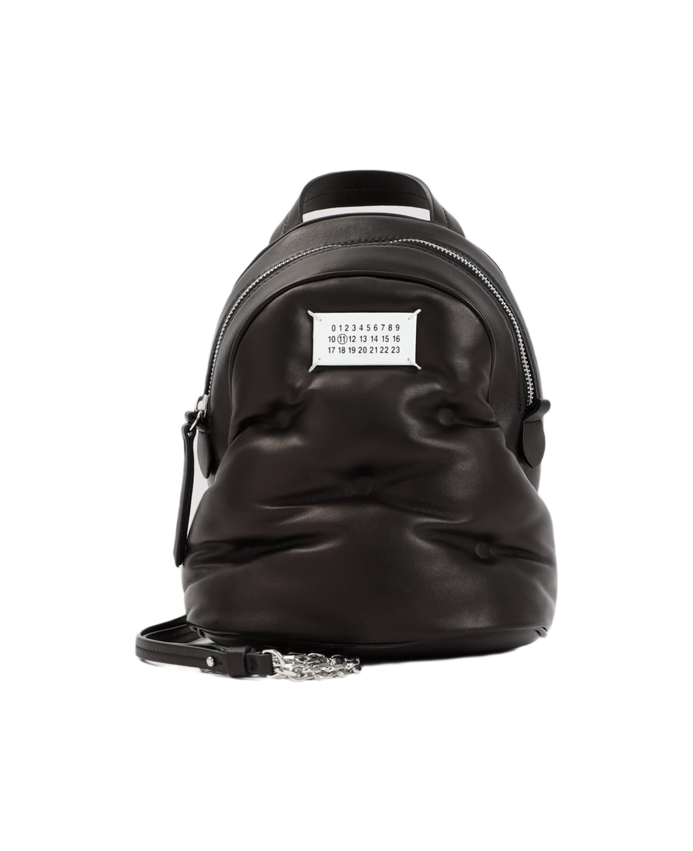 Maison Margiela Leather Glam Slam Backpack - Black