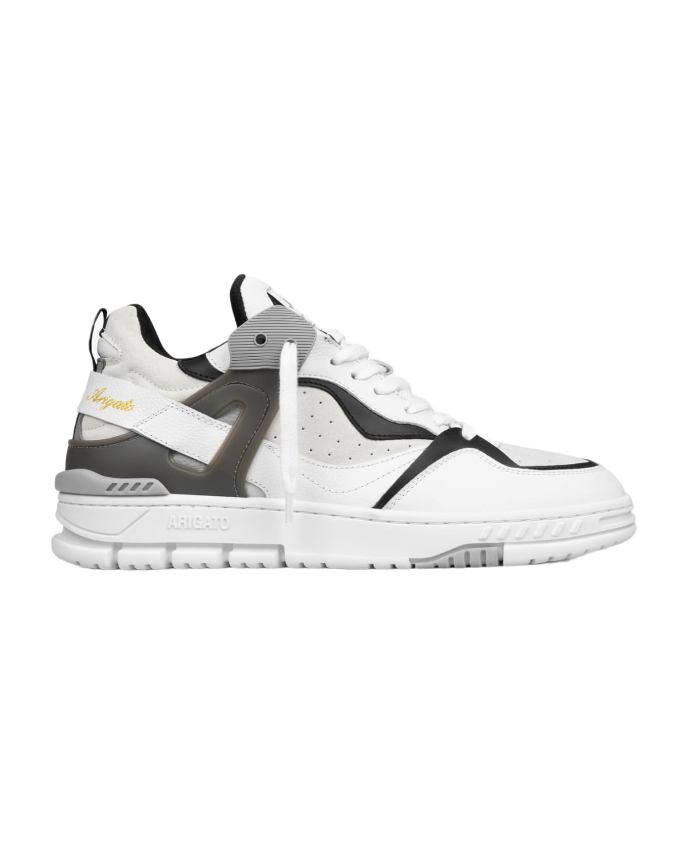 Axel Arigato Astro Sneaker White and black leather 90s style low sneaker - Astro Sneaker - Bianco/nero