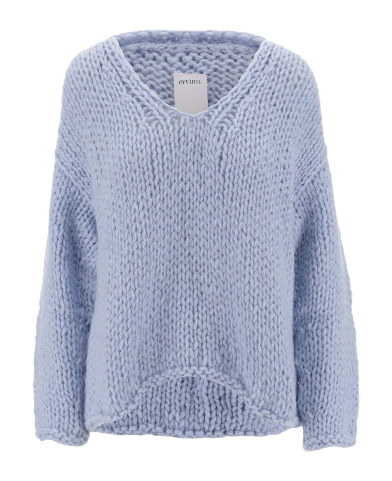 Evyinit Merino Wool Blend Sweater - Clear Blue