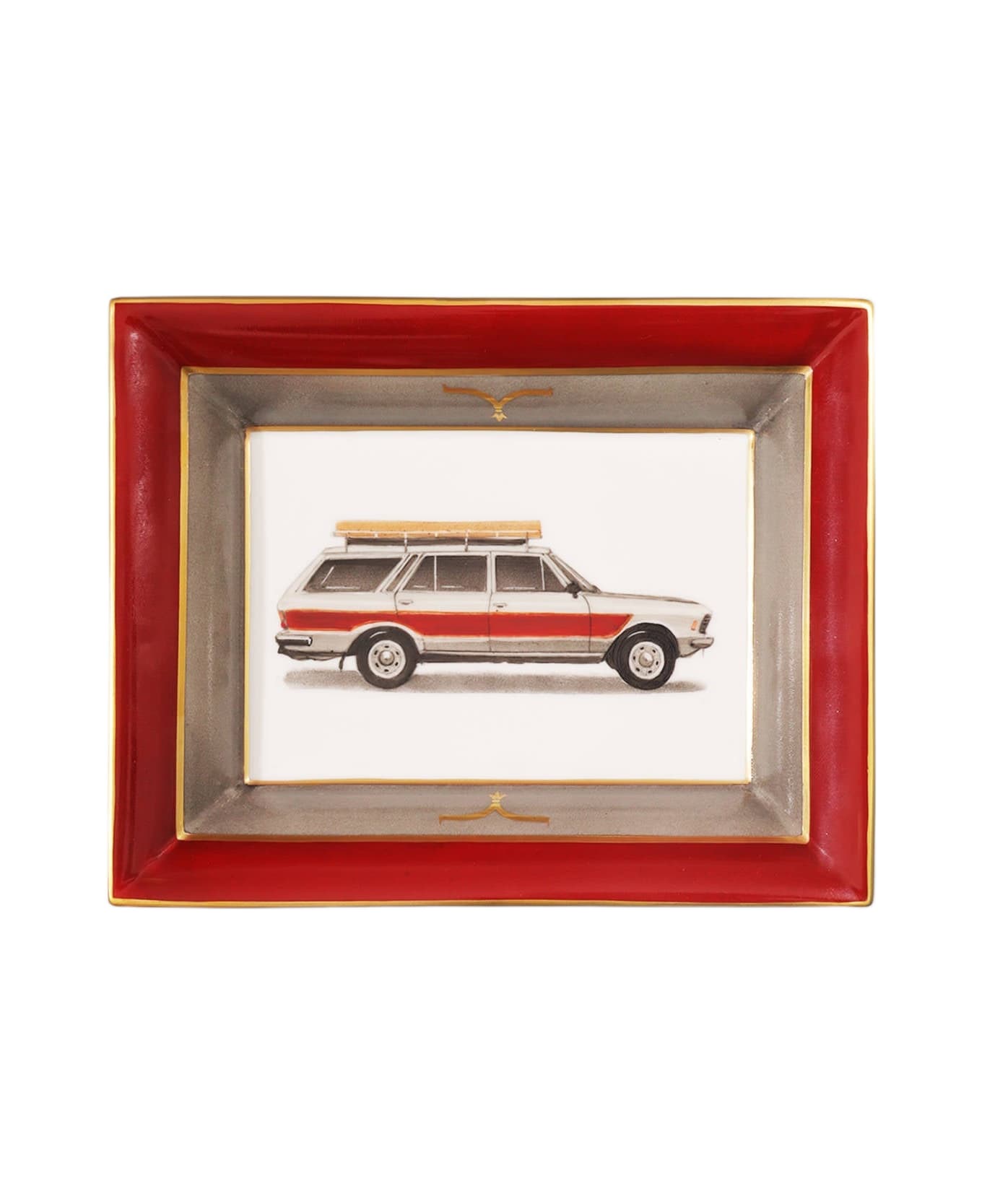 Larusmiani Pocket Emptier Fiat 130 Familiare  - Brown