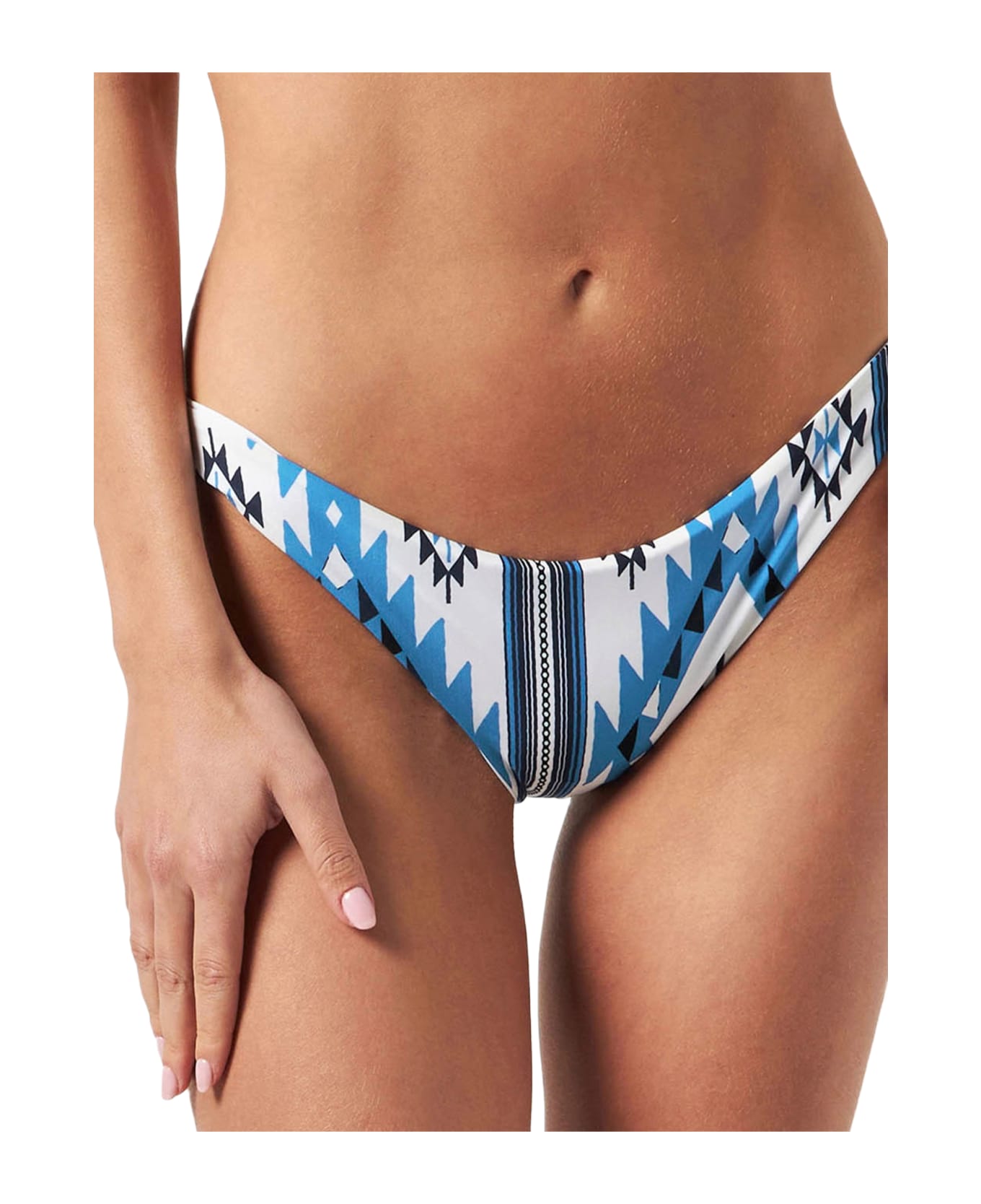 MC2 Saint Barth Woman Swim Briefs With Ikat Print
