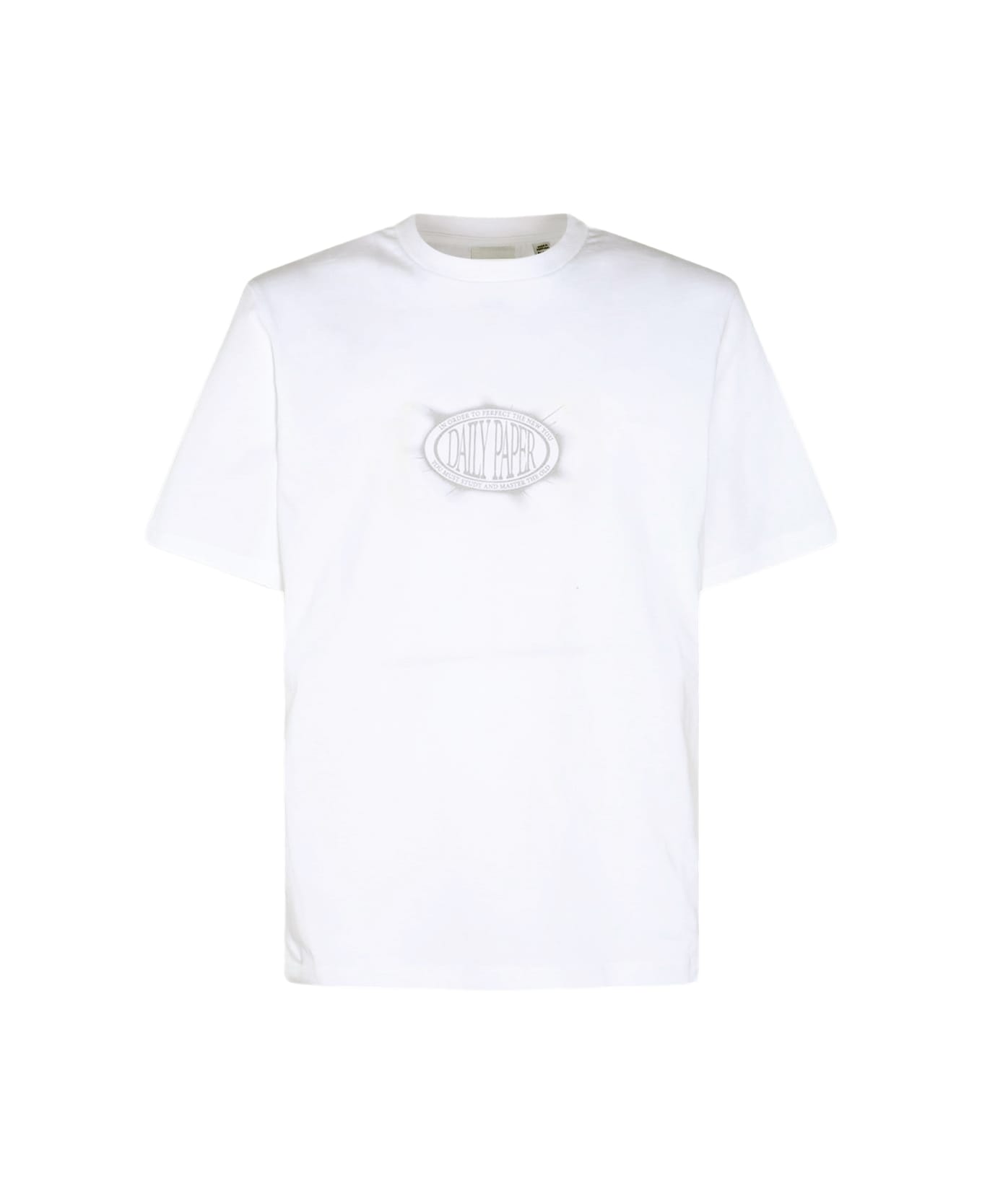 Daily Paper White Cotton T-shirt - White シャツ