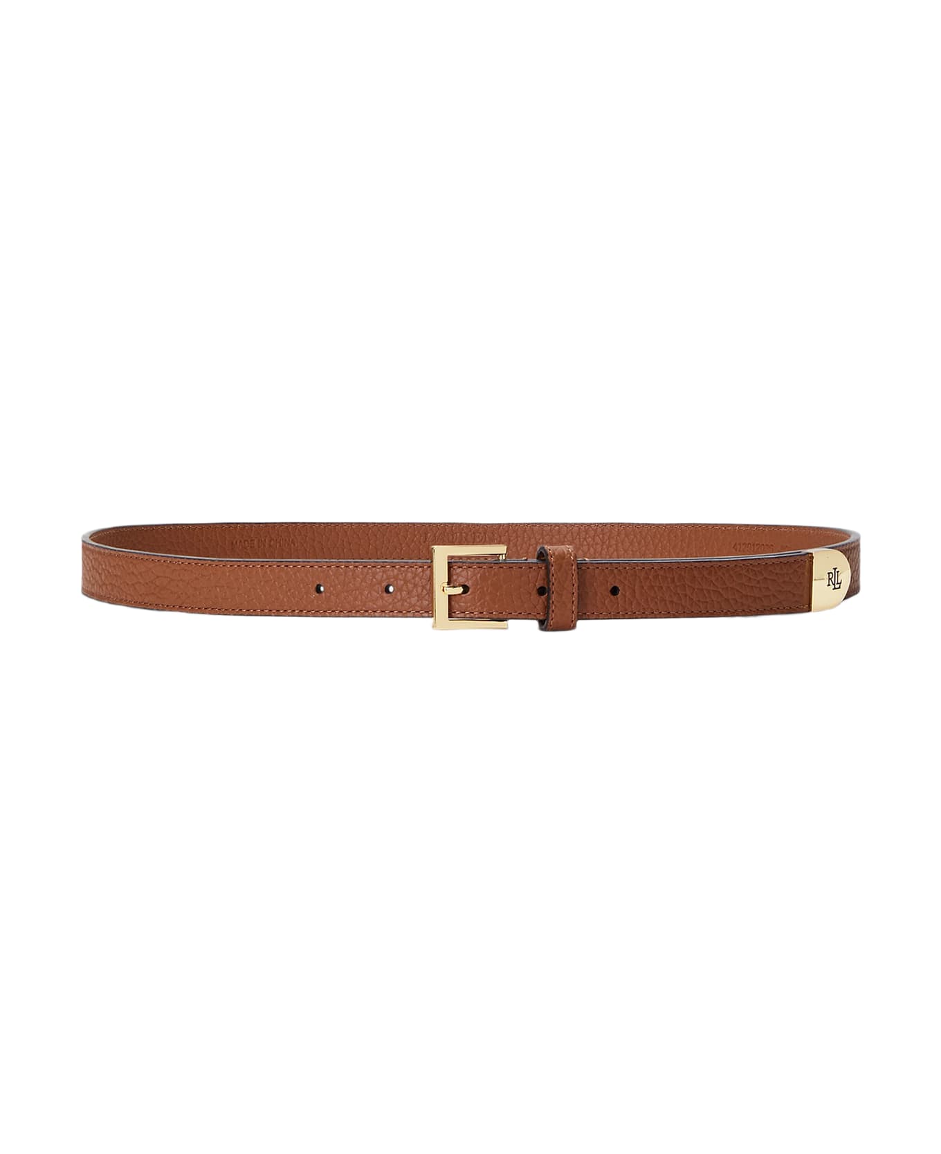 Ralph Lauren Lrl Cap 20 Belt Skinny - Brown