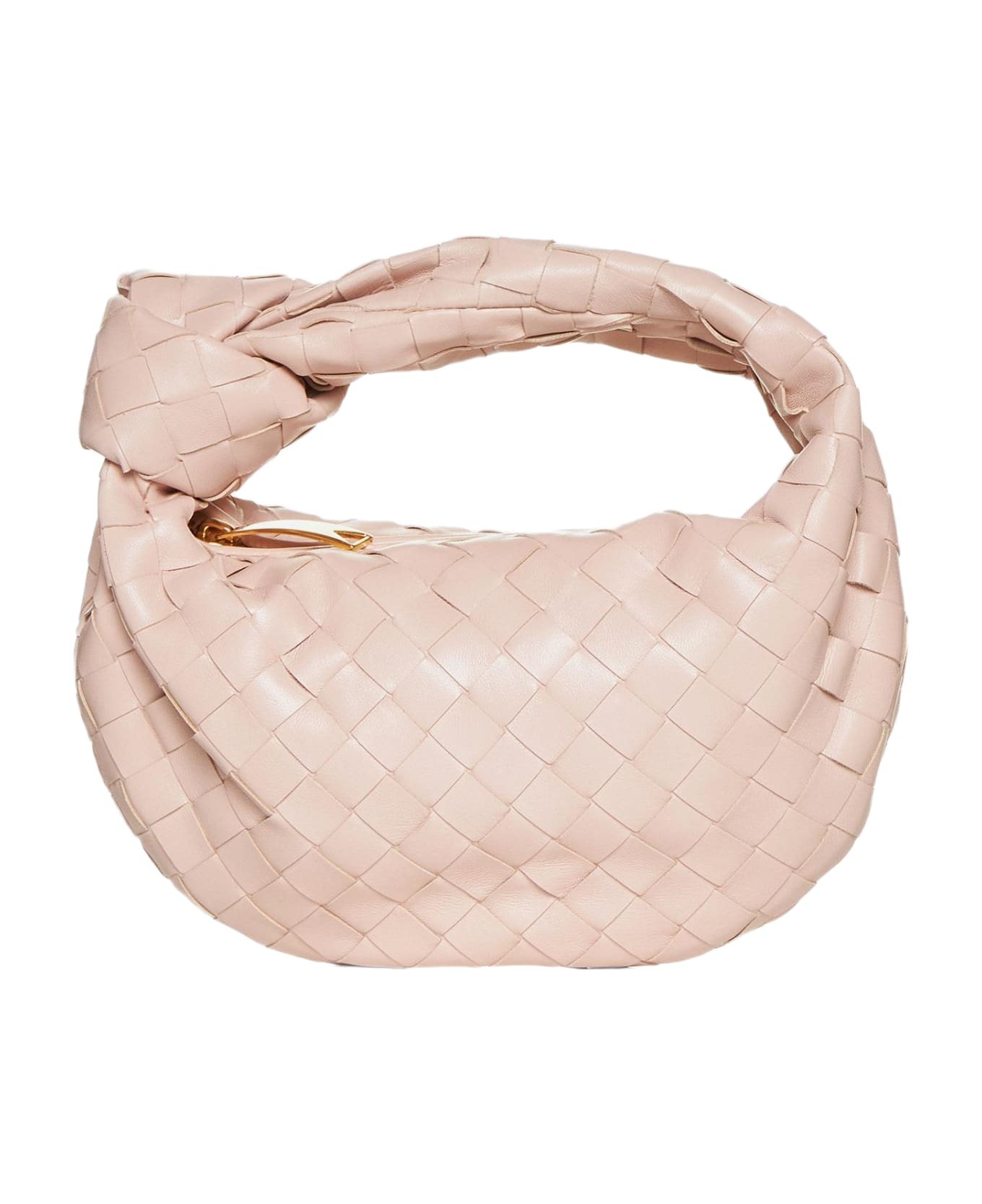 Bottega Veneta Mini Jodie Intrecciato Nappa Leather Bag - Lotus Gold