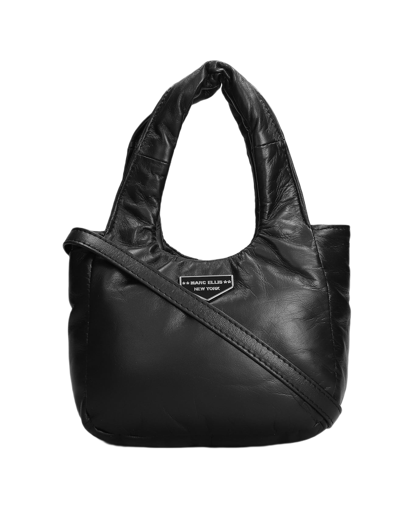 Marc Ellis Tanya Sa Hand Bag In Black Leather - black