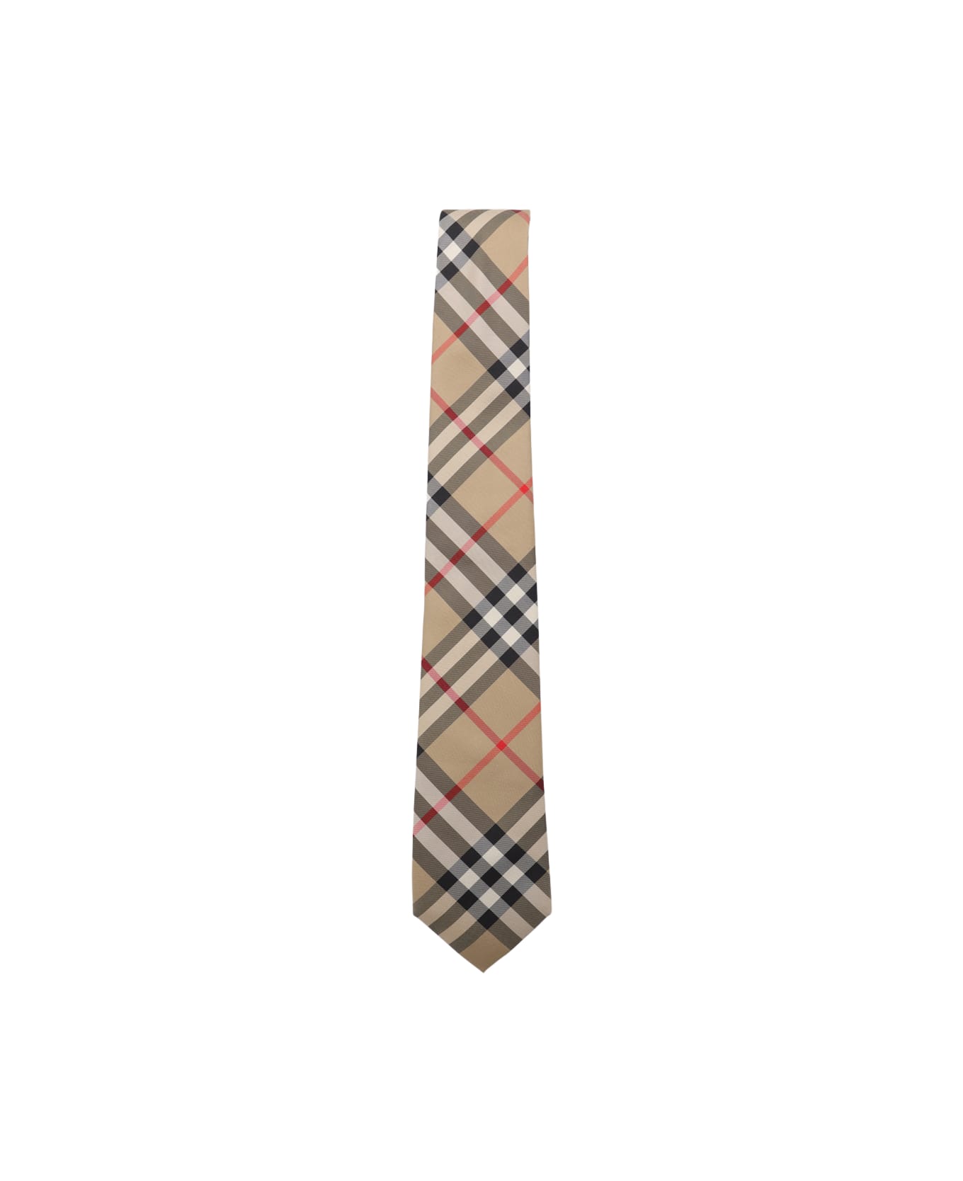 Burberry Beige Silk Manston.m Tie - Beige