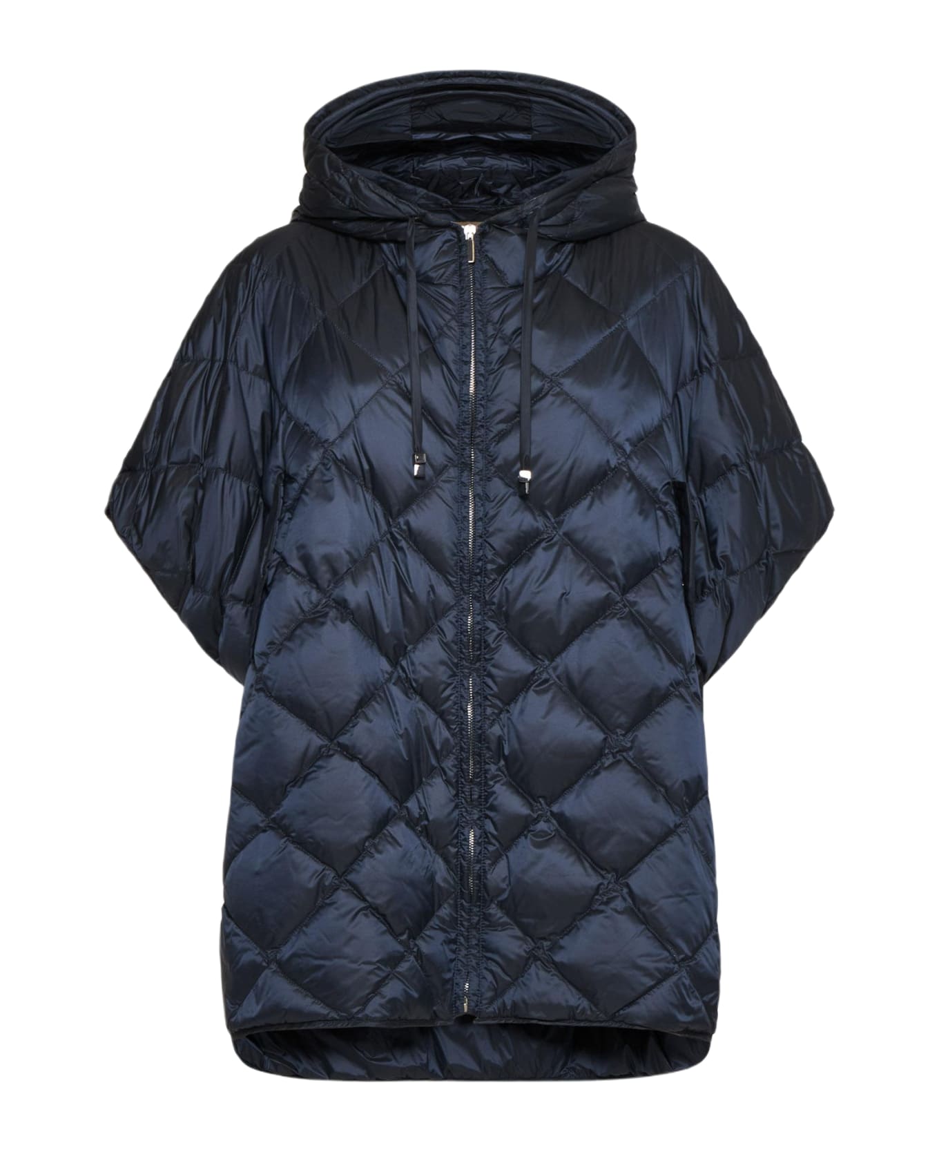 Max Mara The Cube Treman Quilted Nylon Down Cape - Blue