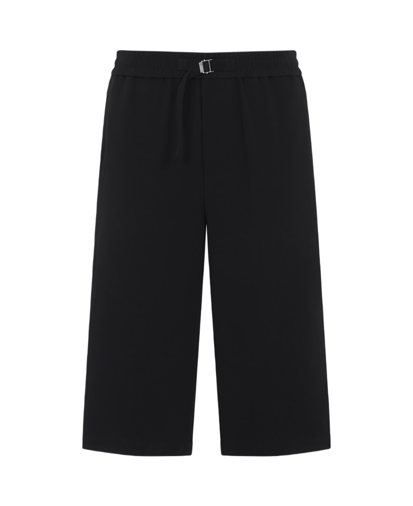 Ami Alexandre Mattiussi Loose Elasticated Large Bermuda - Black