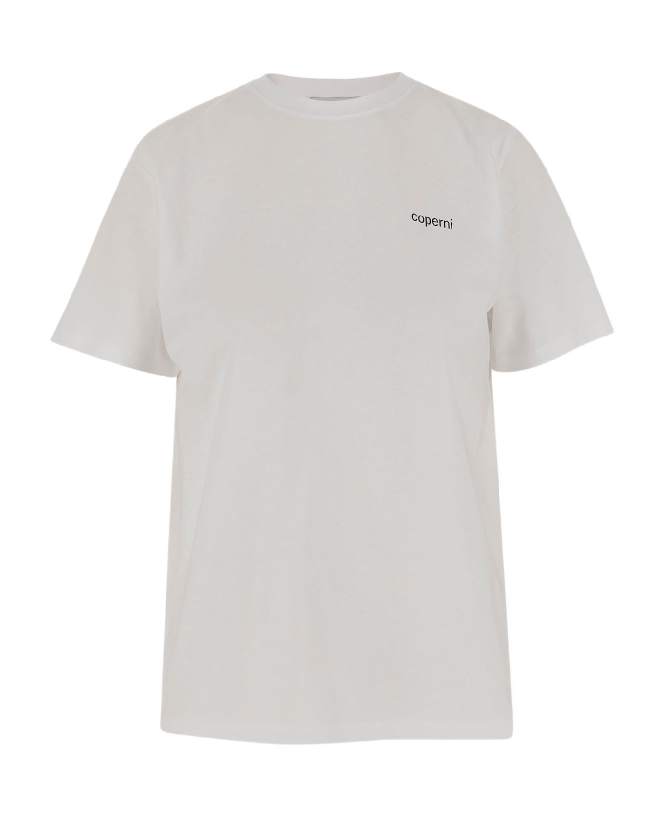 Coperni Cotton T-shirt With Logo - White Tシャツ