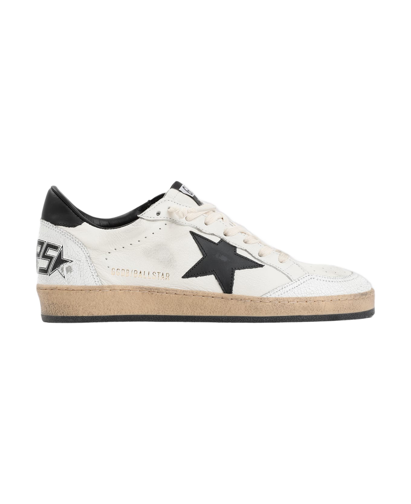 Golden Goose Ball Star - WHITEBLACK