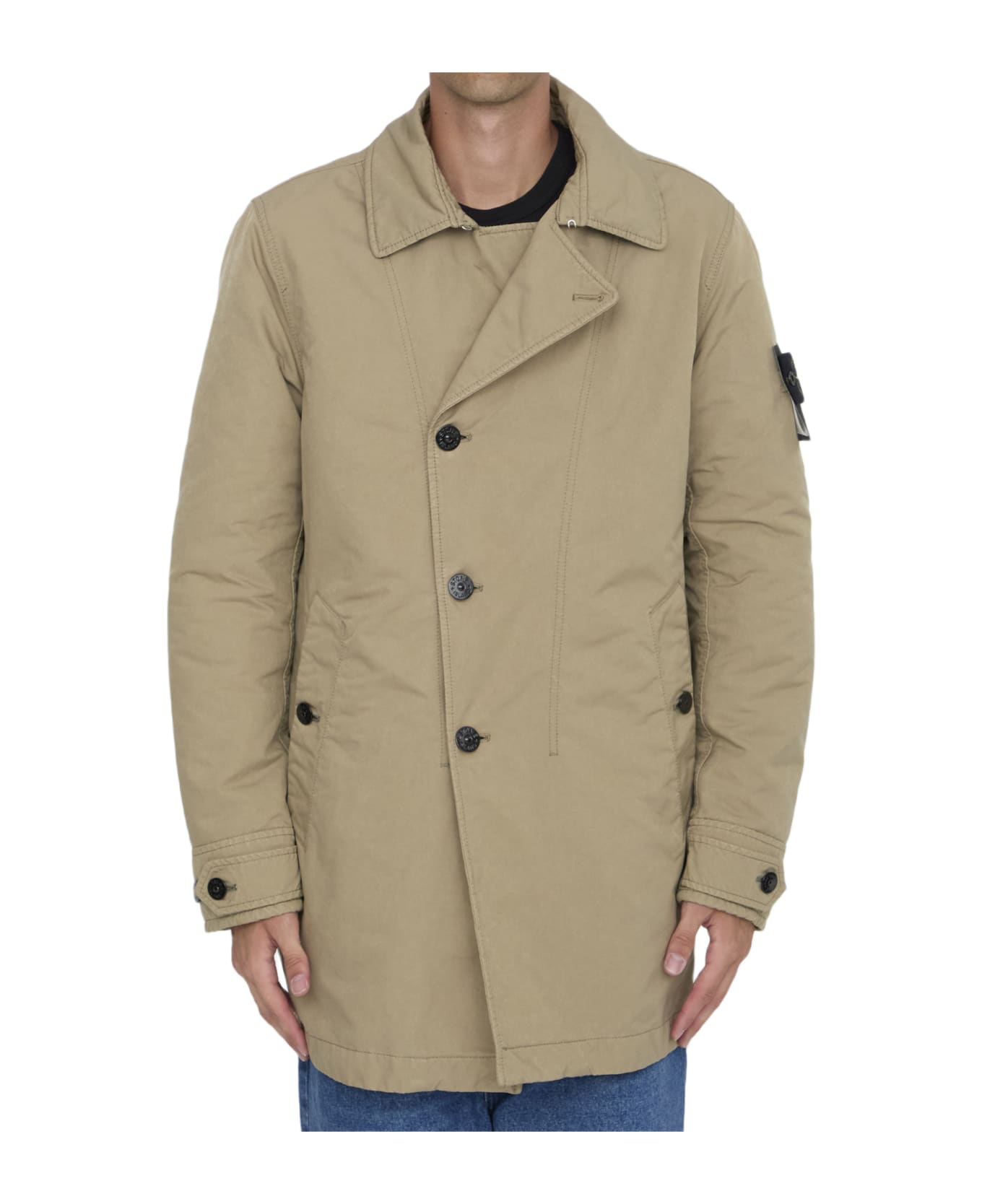 Stone Island David-tc Trench - BEIGE