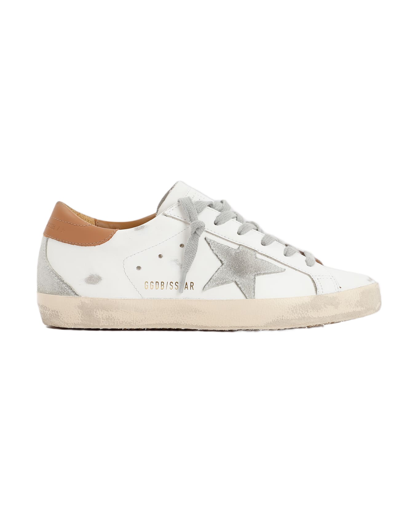 Golden Goose Super Star Sneakers - White Ice Light Brown