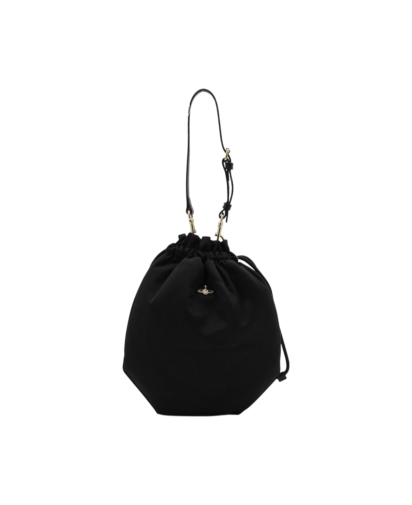 Vivienne Westwood Black Viscose Satchel - Black