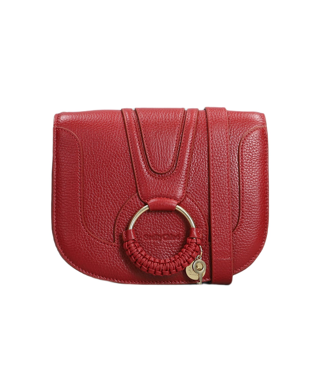 See by Chloé Hana Shoulder Bag In Red Leather - red