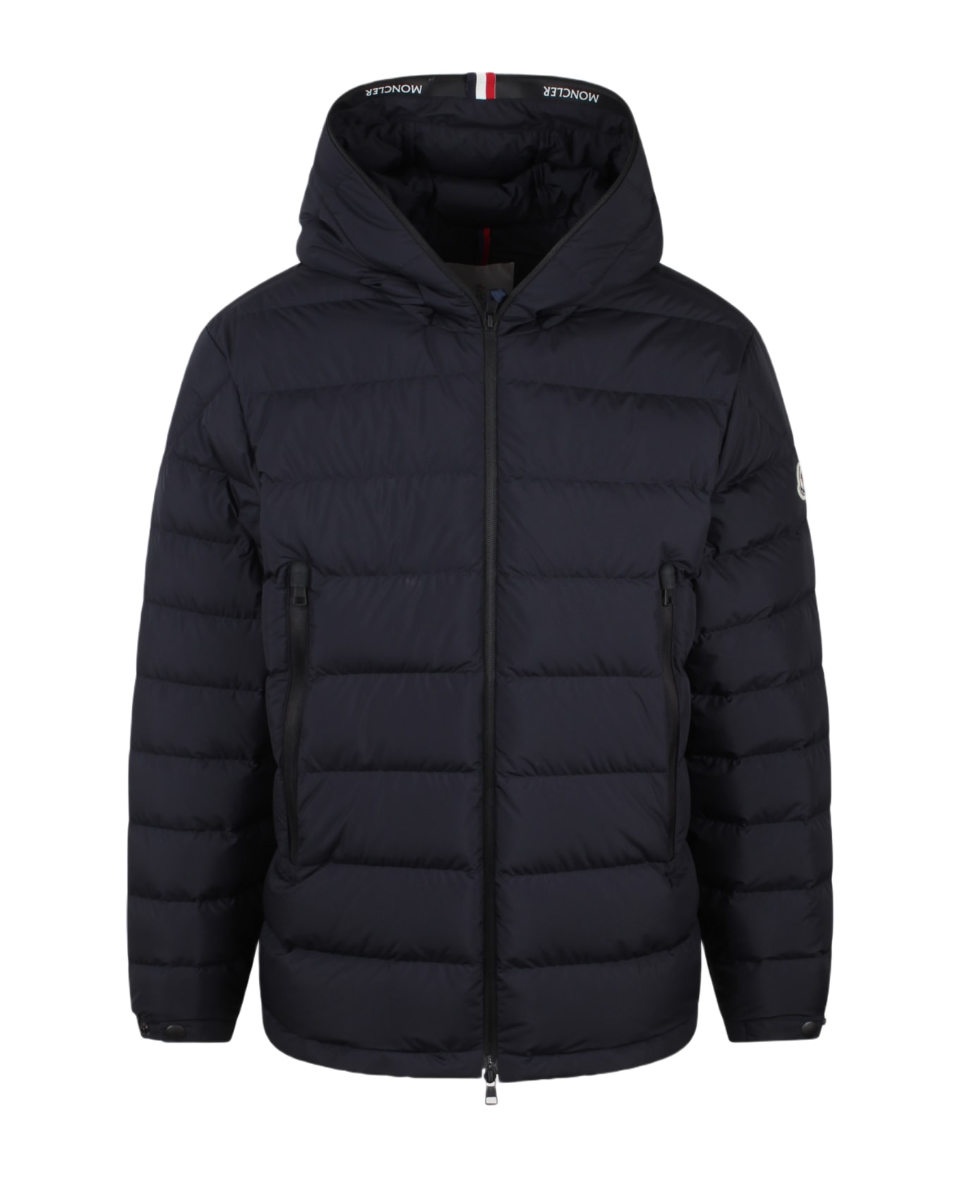 Moncler 'alcione' Long Quilted Vest - Blue ダウンジャケット