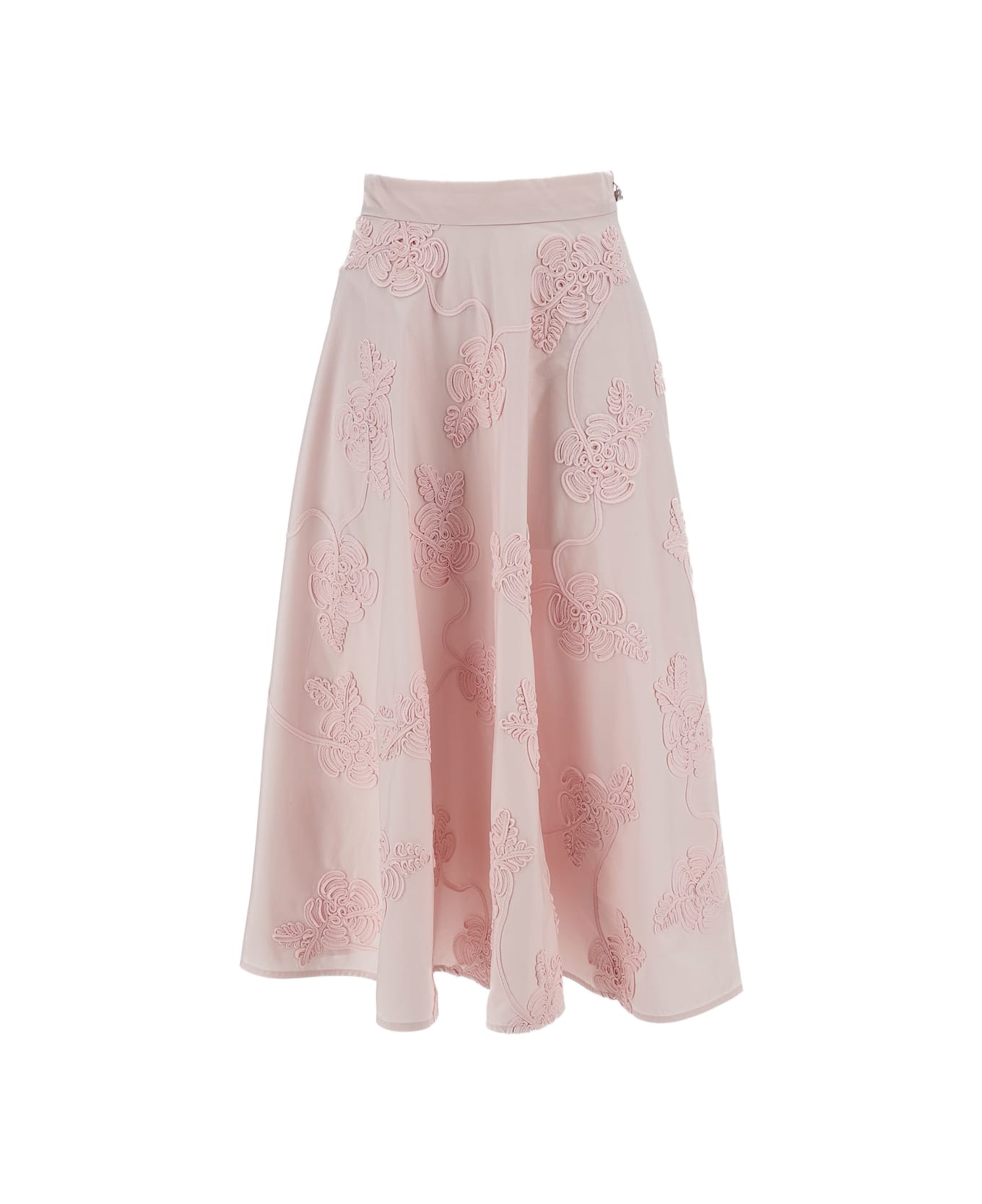 Rotate by Birger Christensen Flower Maxi Skirt - Pink