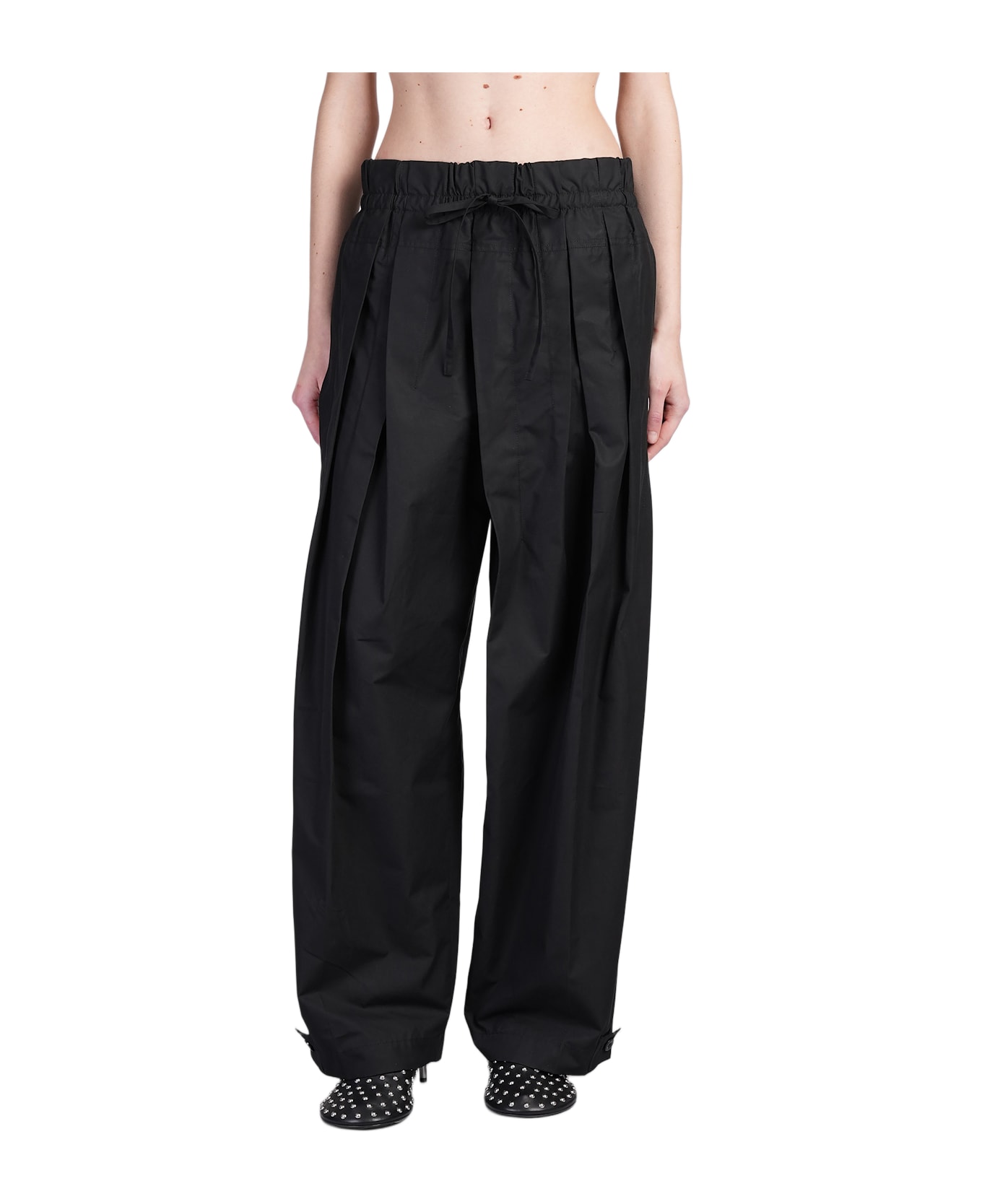 Jil Sander Trousers 68 Pants In Black Cotton - black