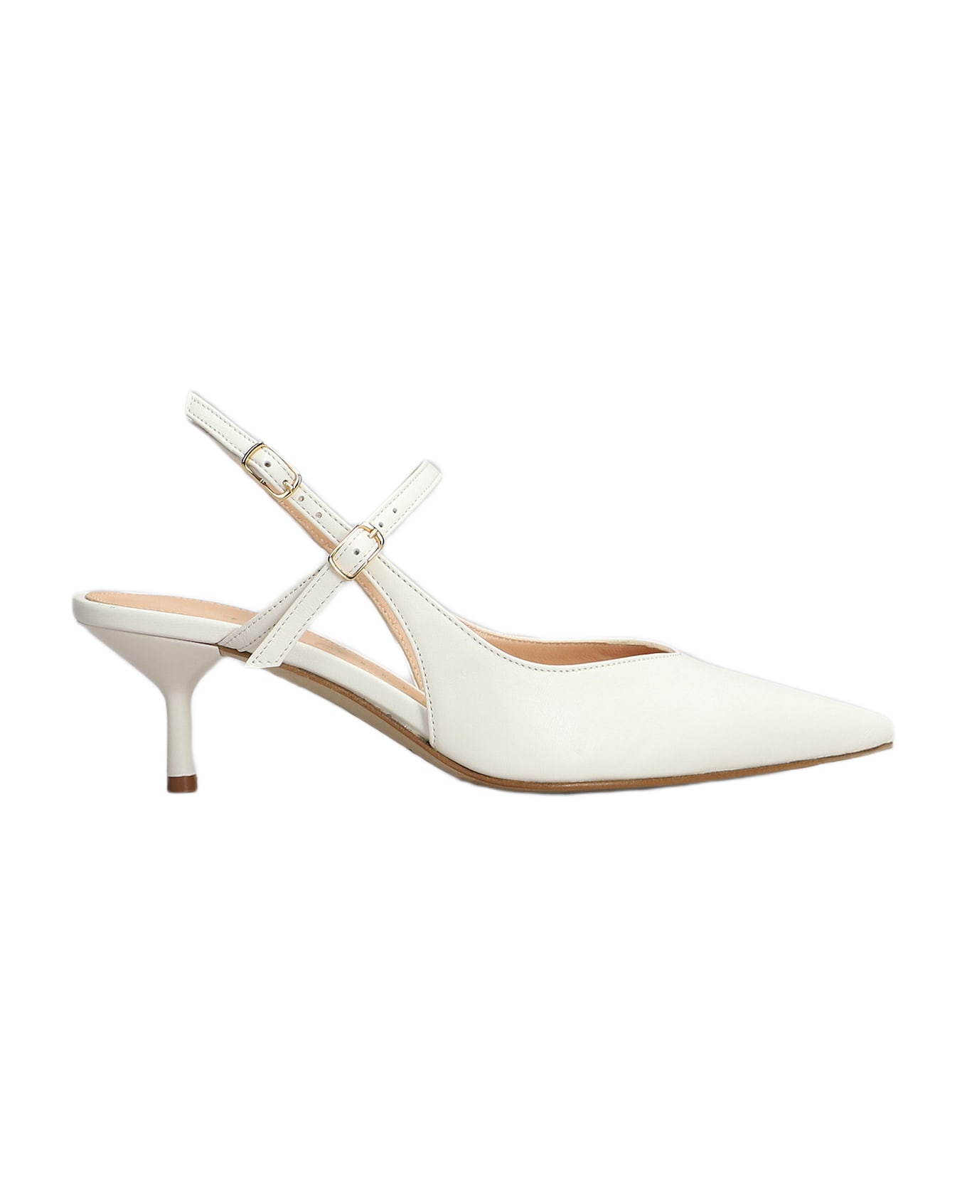 The Seller Pumps In White Leather - white