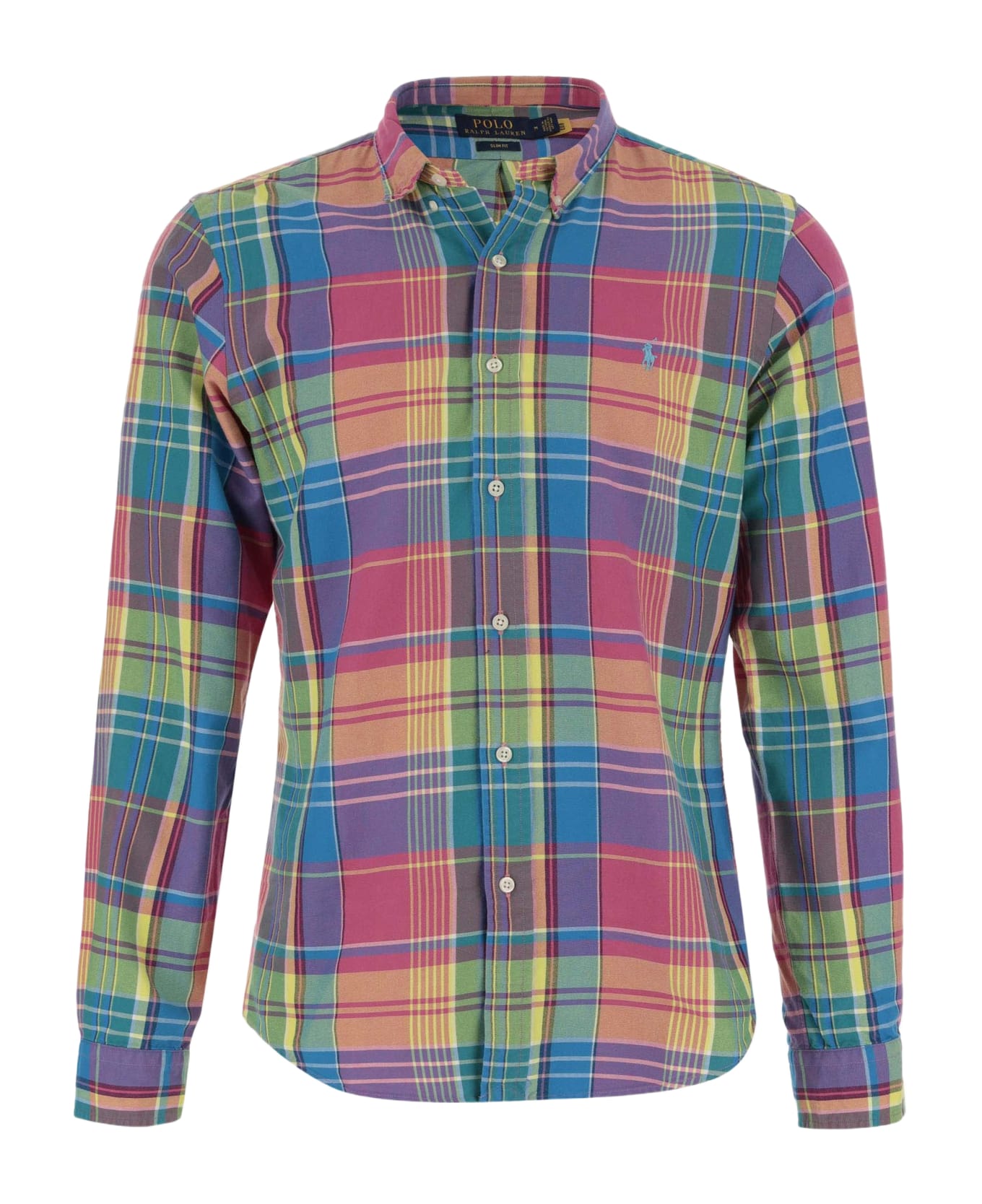 Polo Ralph Lauren Cotton Shirt With Check Pattern - Red