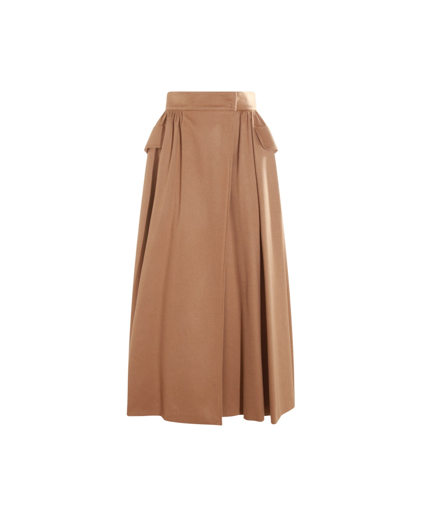 Max Mara Beige Eufemia Skirt - Camel