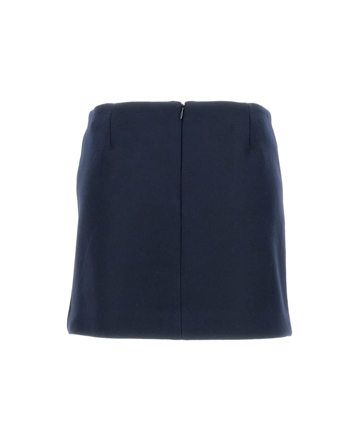 SportMax Low-rise Wool Mini Skirt - Blue