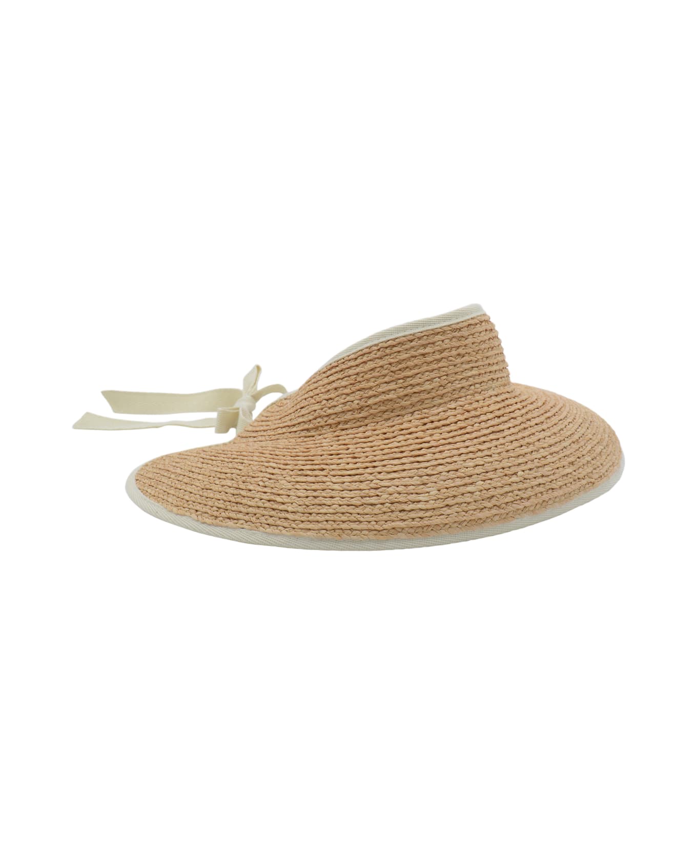 Helen Kaminski Natural And White Mita Hat