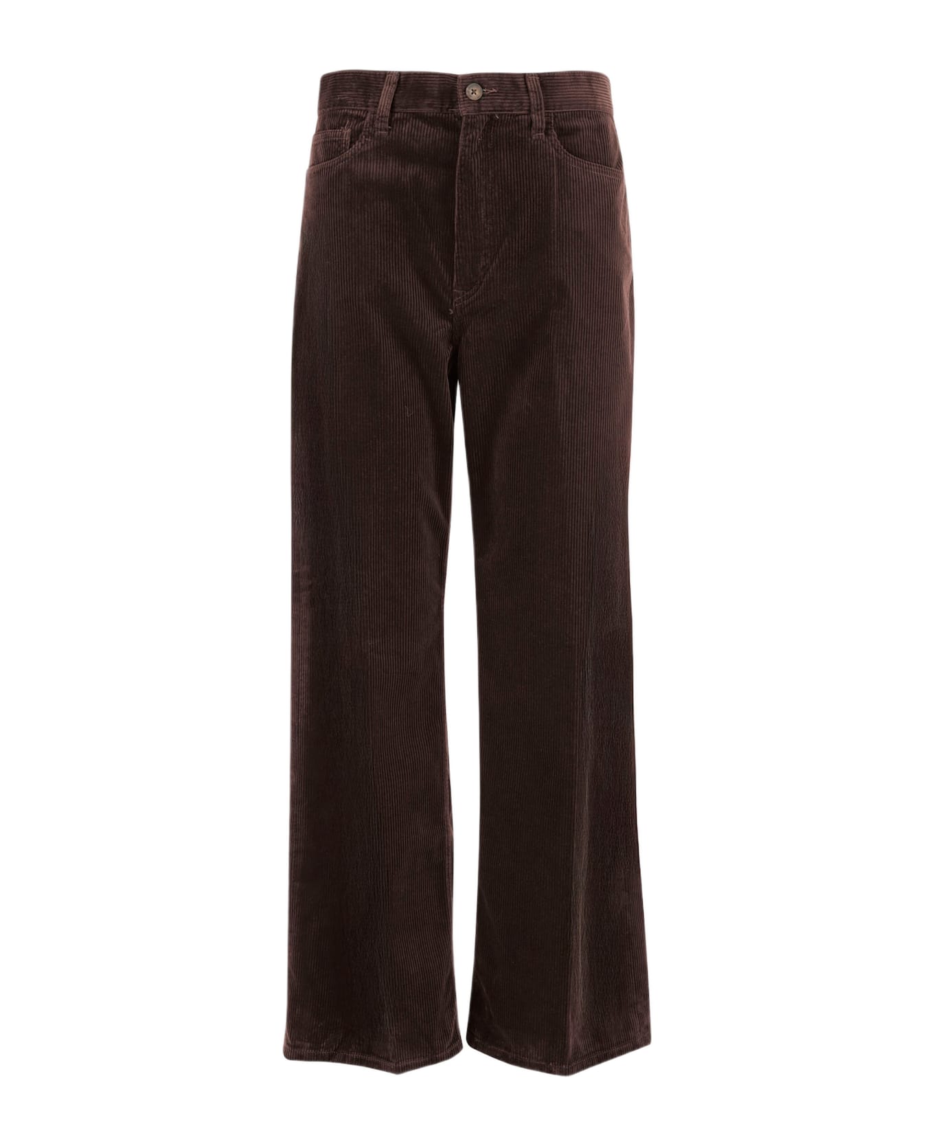 Ralph Lauren Cotton Velvet Pants - DARK BEECH