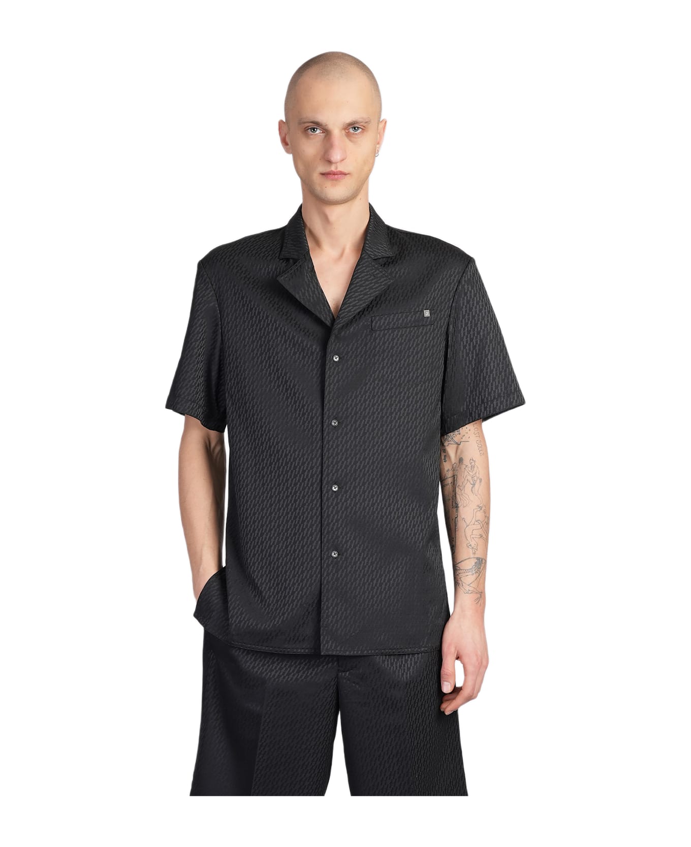 Helmut Lang Shirt In Black Polyester - black