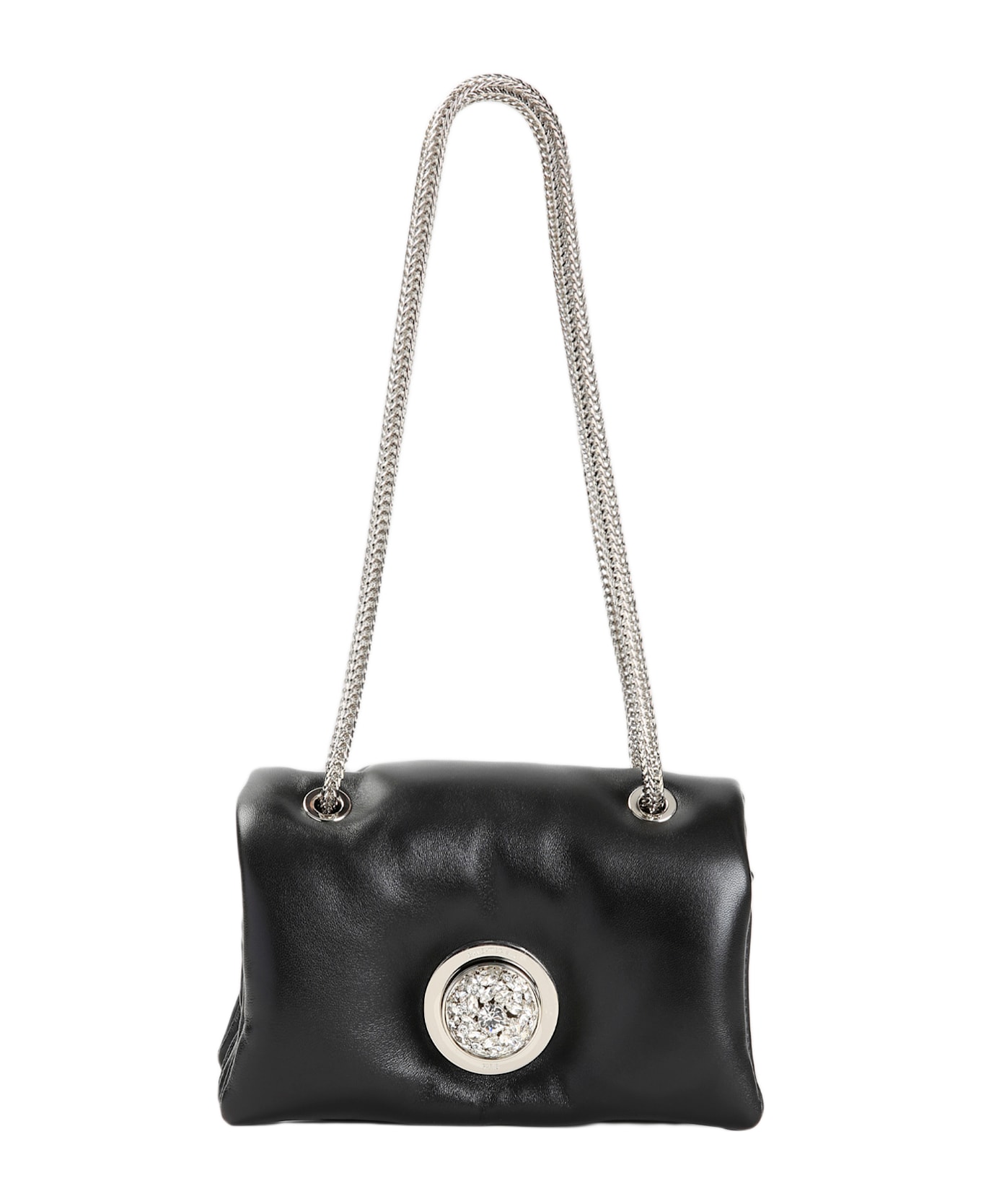 Giambattista Valli Mini Airbag Cushion Bag - Black Silver