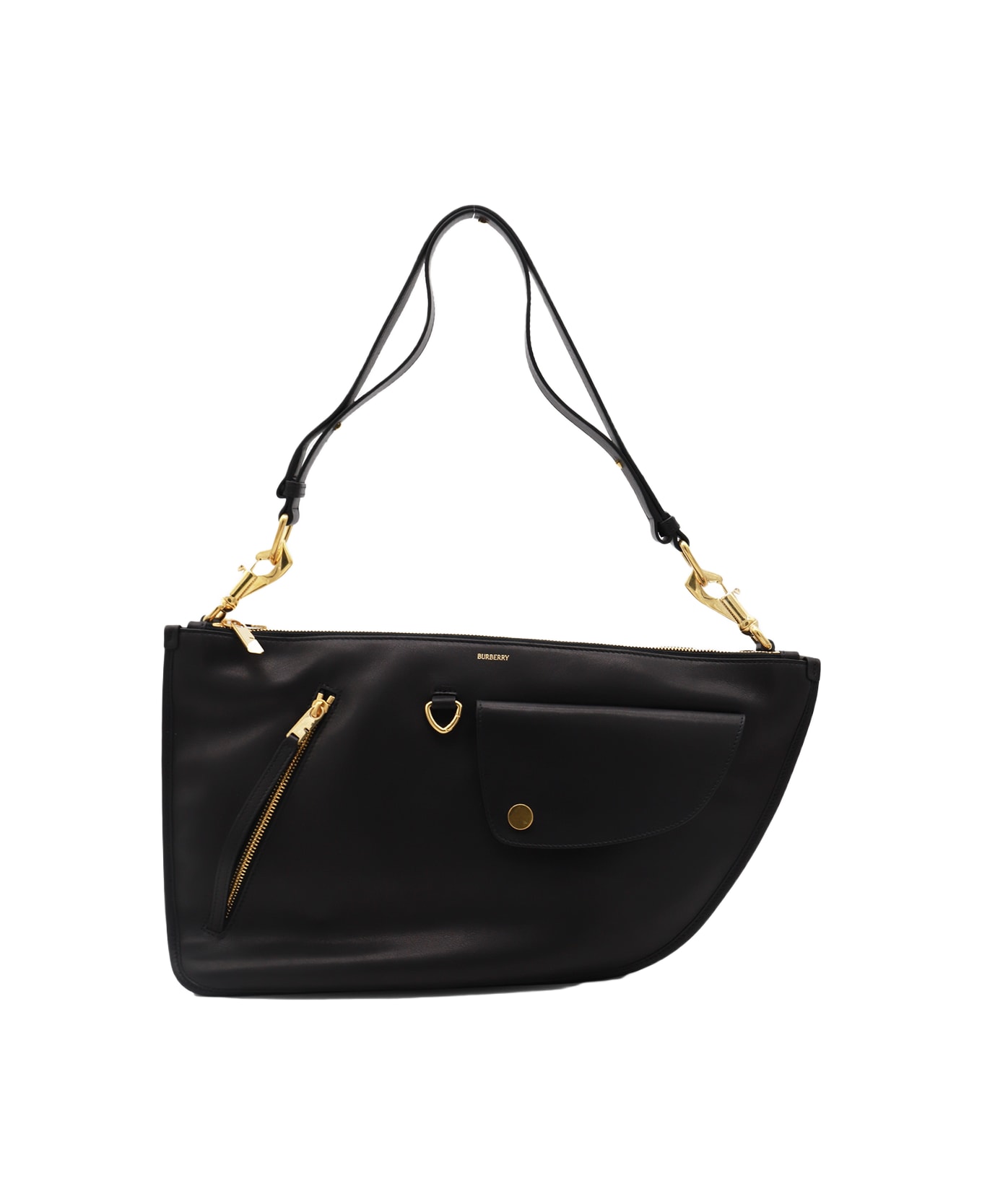 Burberry Black Leather Shoulder Bag | italist