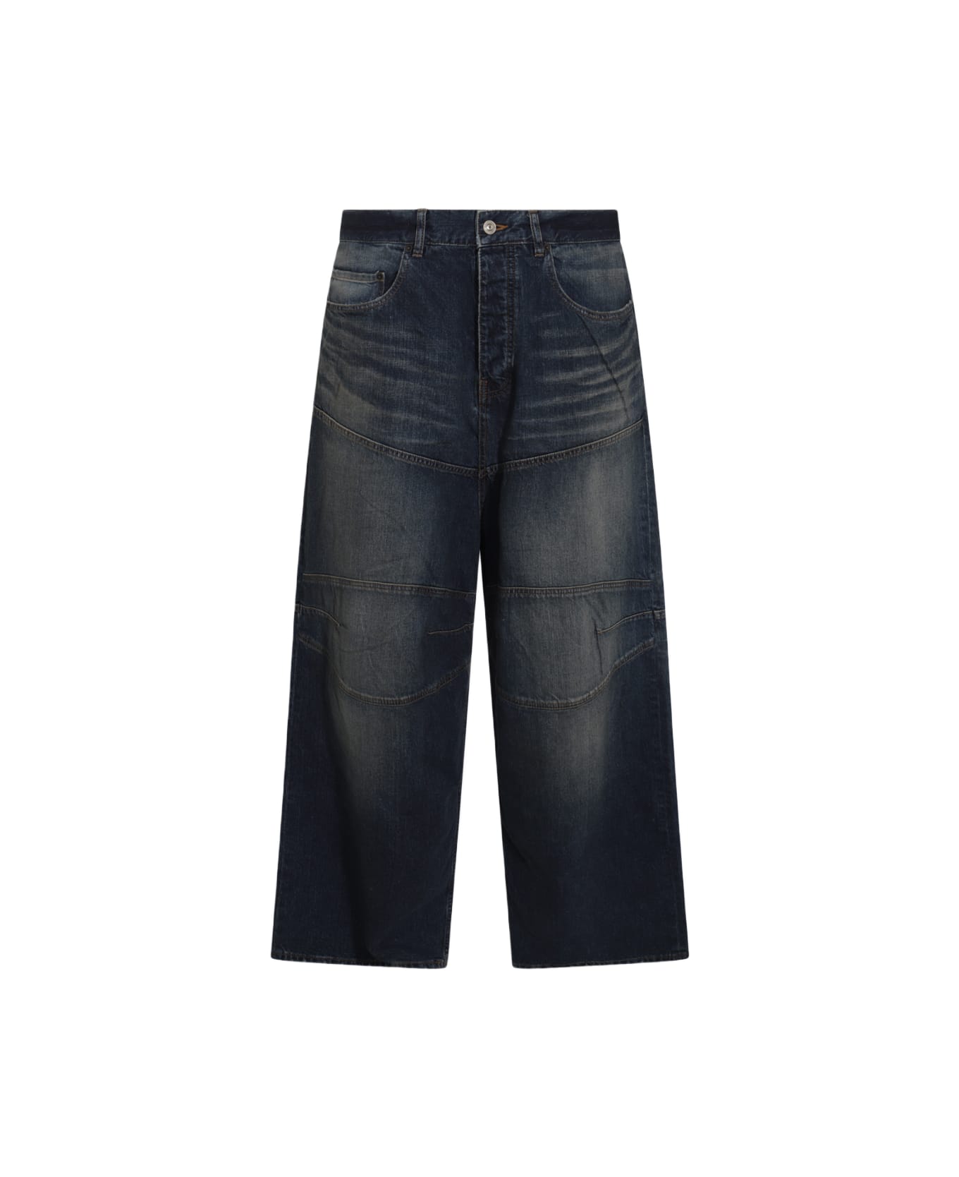 Balenciaga Blue Cotton Jeans - Blue