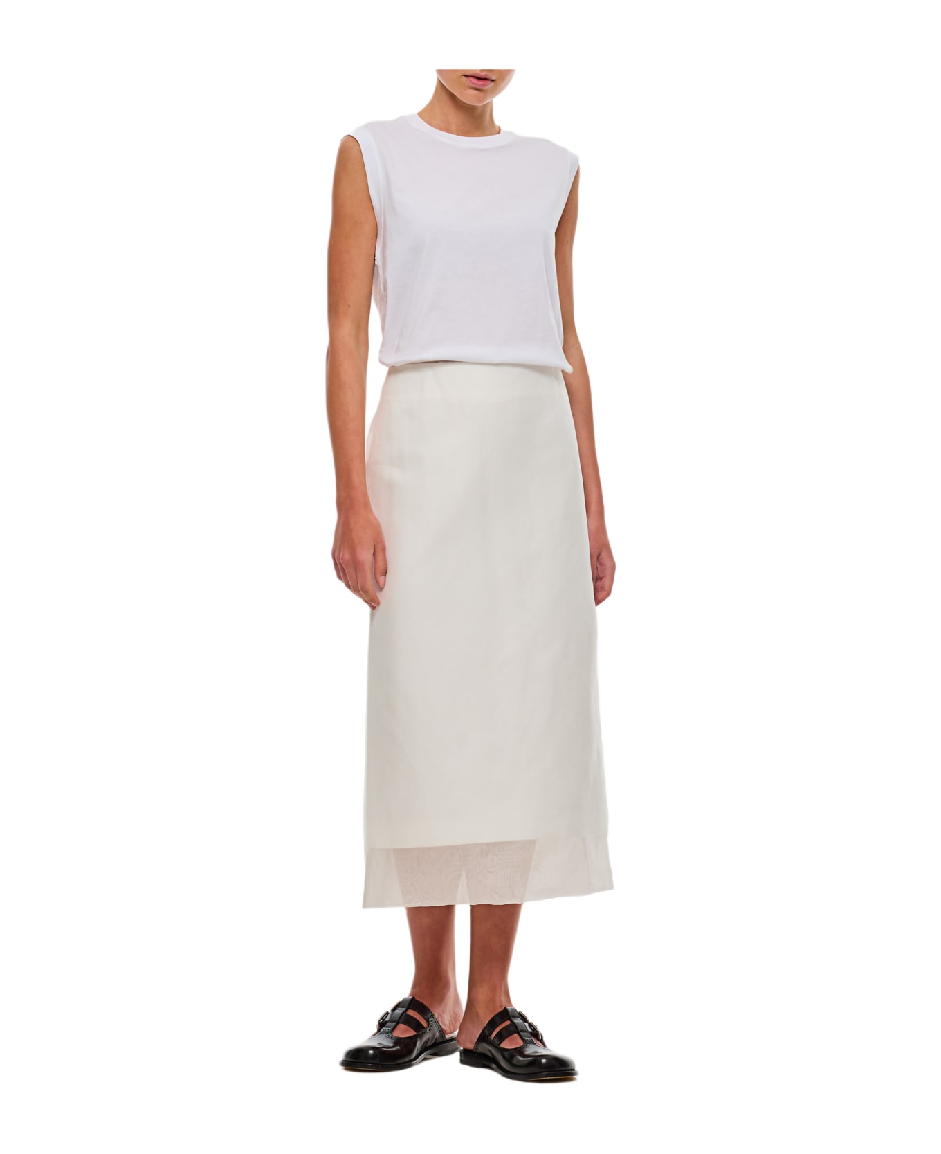 SportMax Aceti Skirt - WHITE