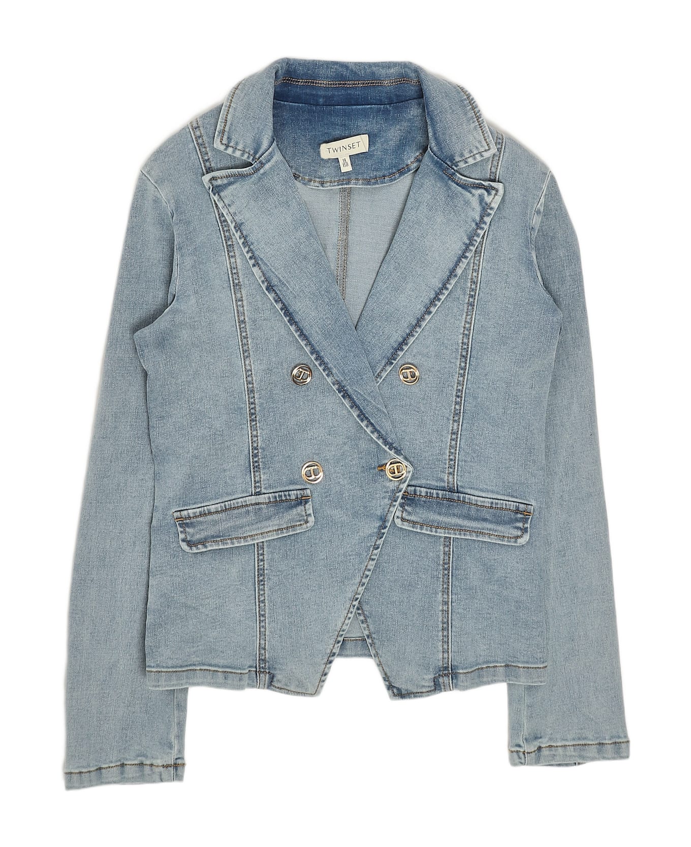 TwinSet Blazer Jeans Blazer - DENIM CHIARO