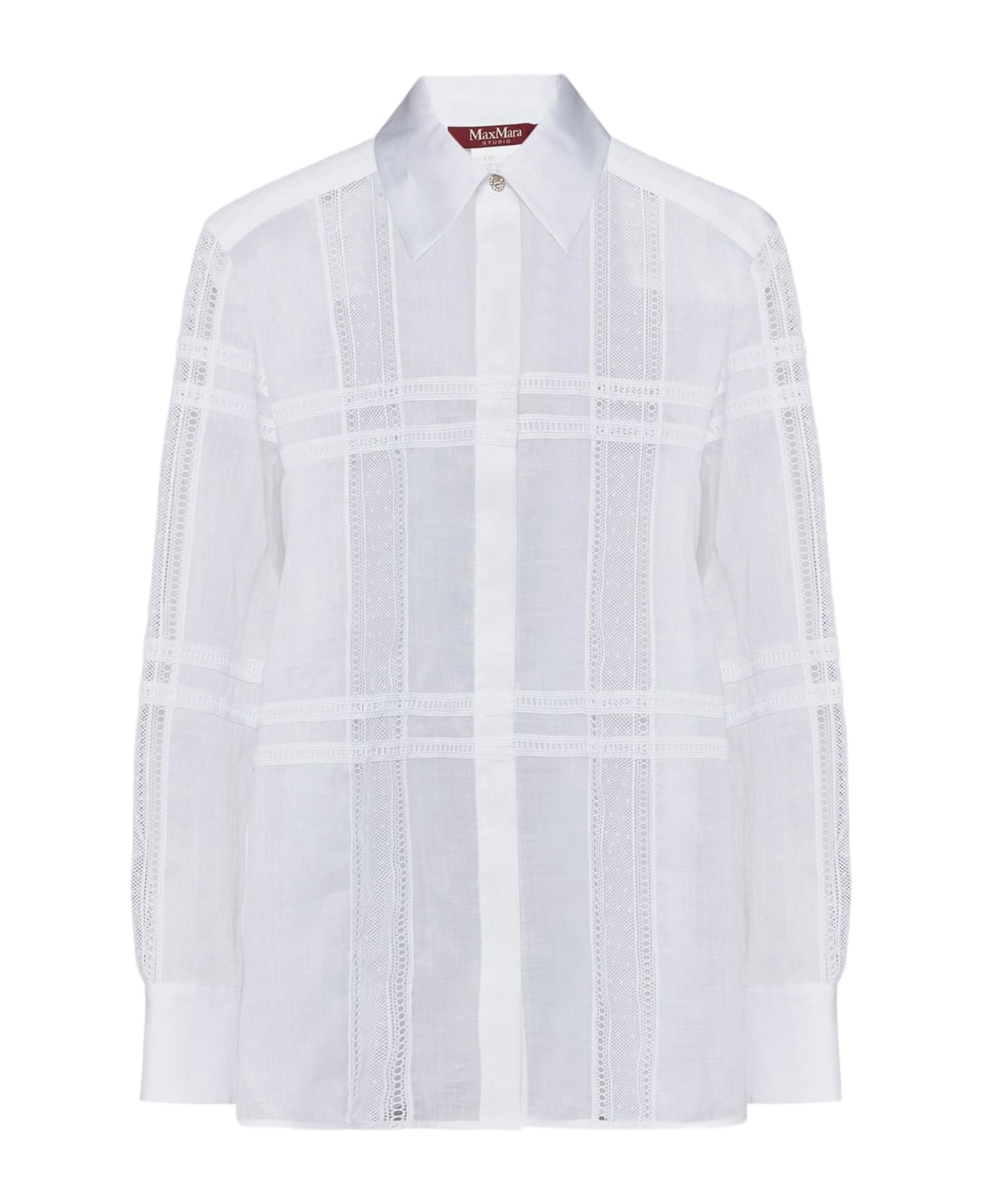 Max Mara Tequila Cotton Shirt - White