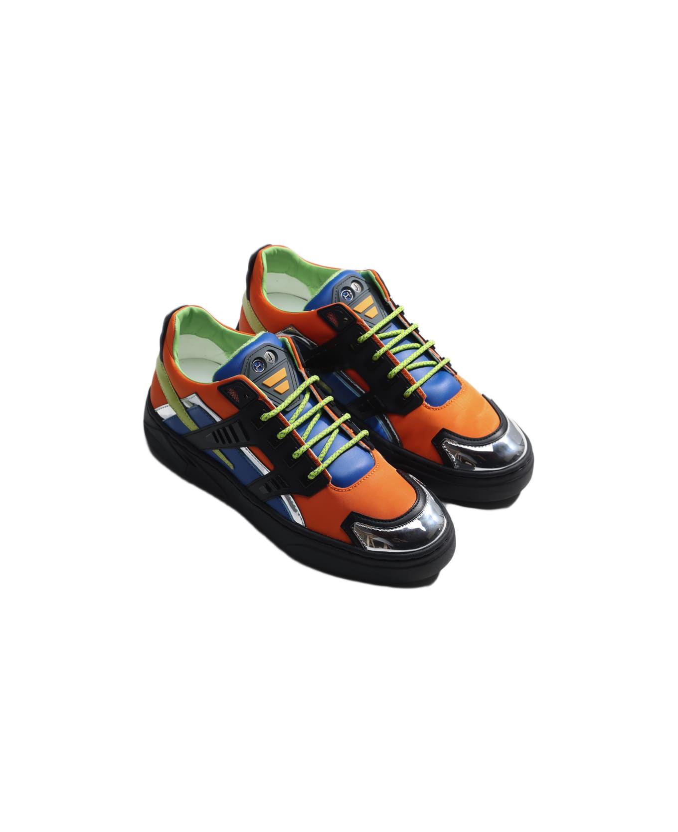 Hide&Jack Low Top Sneaker - Mini Silverstone Orange Black スニーカー