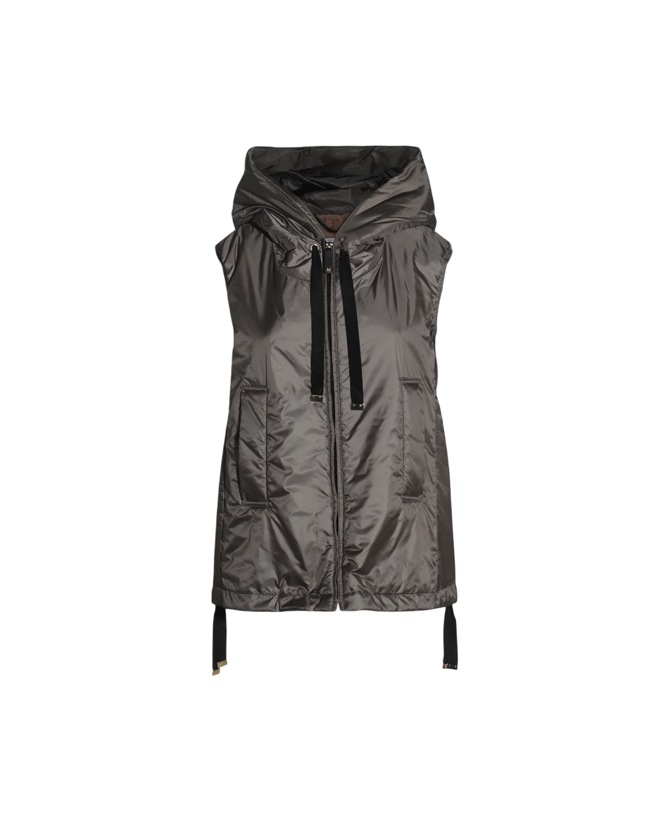 Max Mara The Cube Dark Grey Gringo Down Jacket - Green