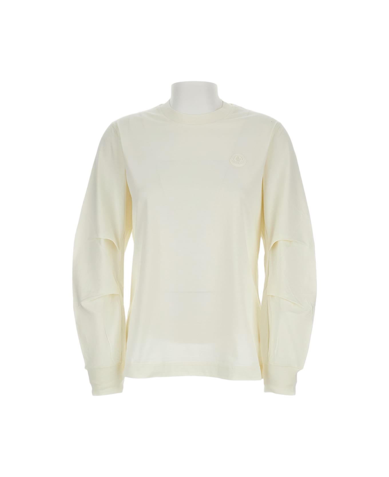 Moncler Long-sleeved Women
s T-shirt - White