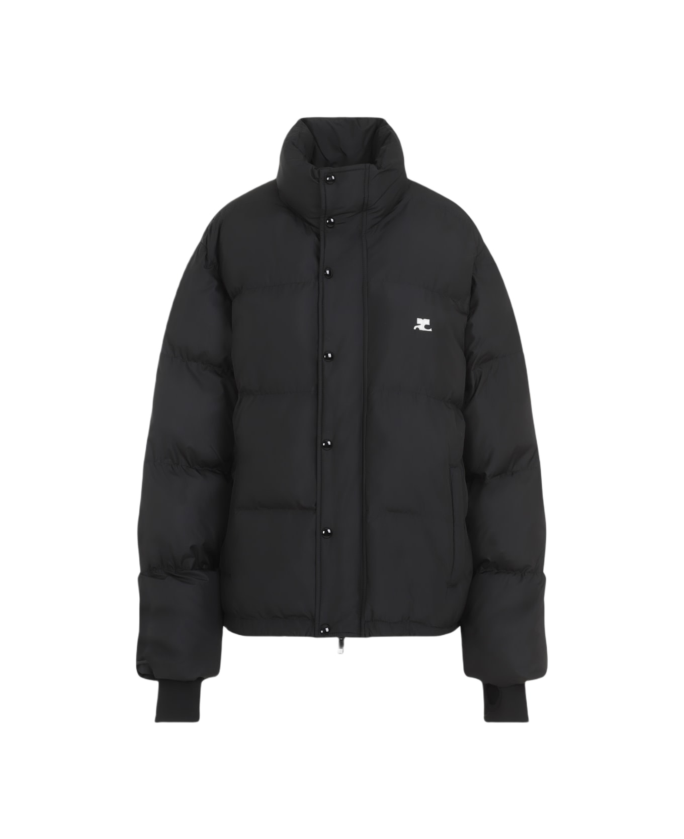 Courrèges Black Down Jacket - Black
