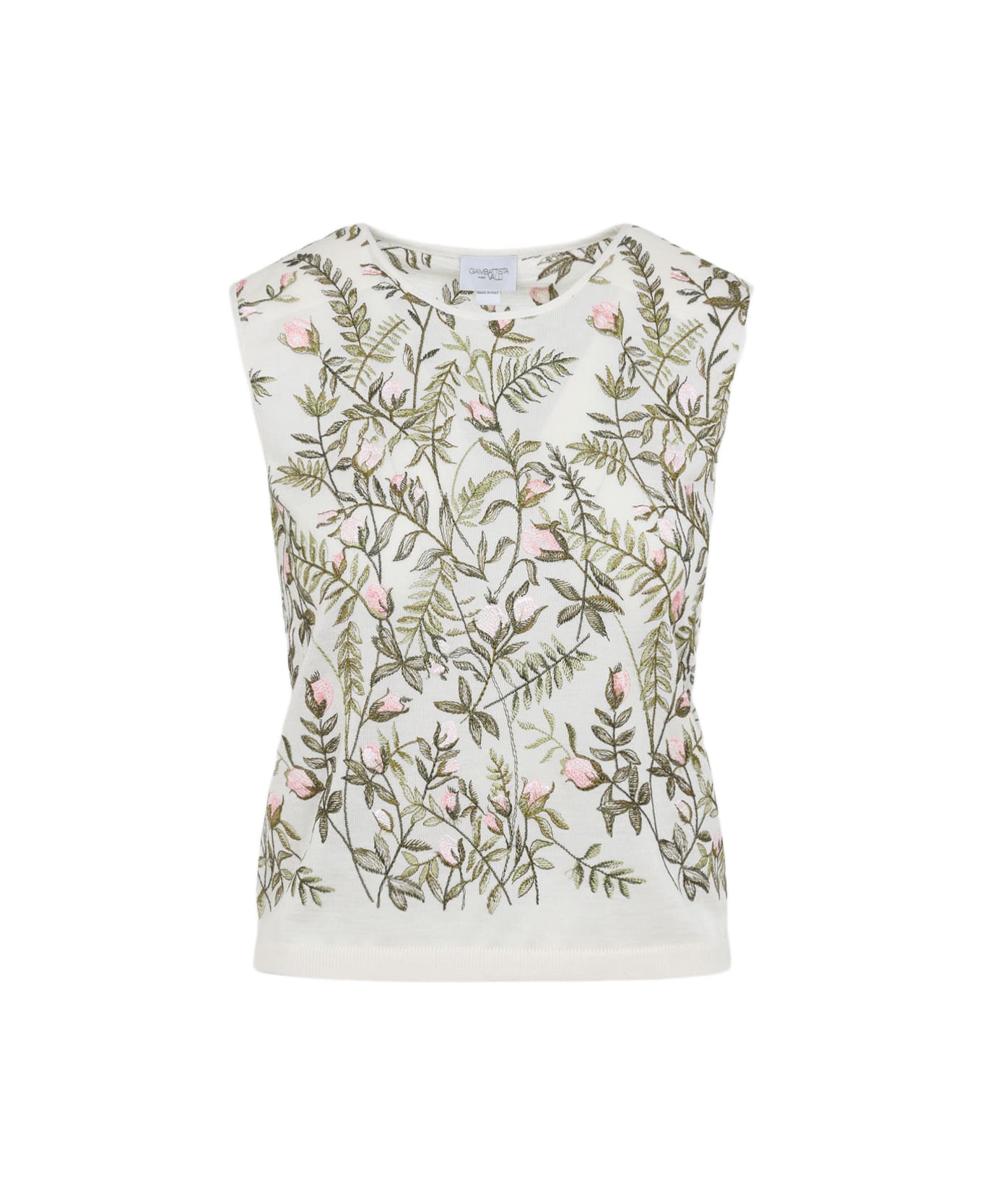 Giambattista Valli Cashmere And Silk Top - Ivory