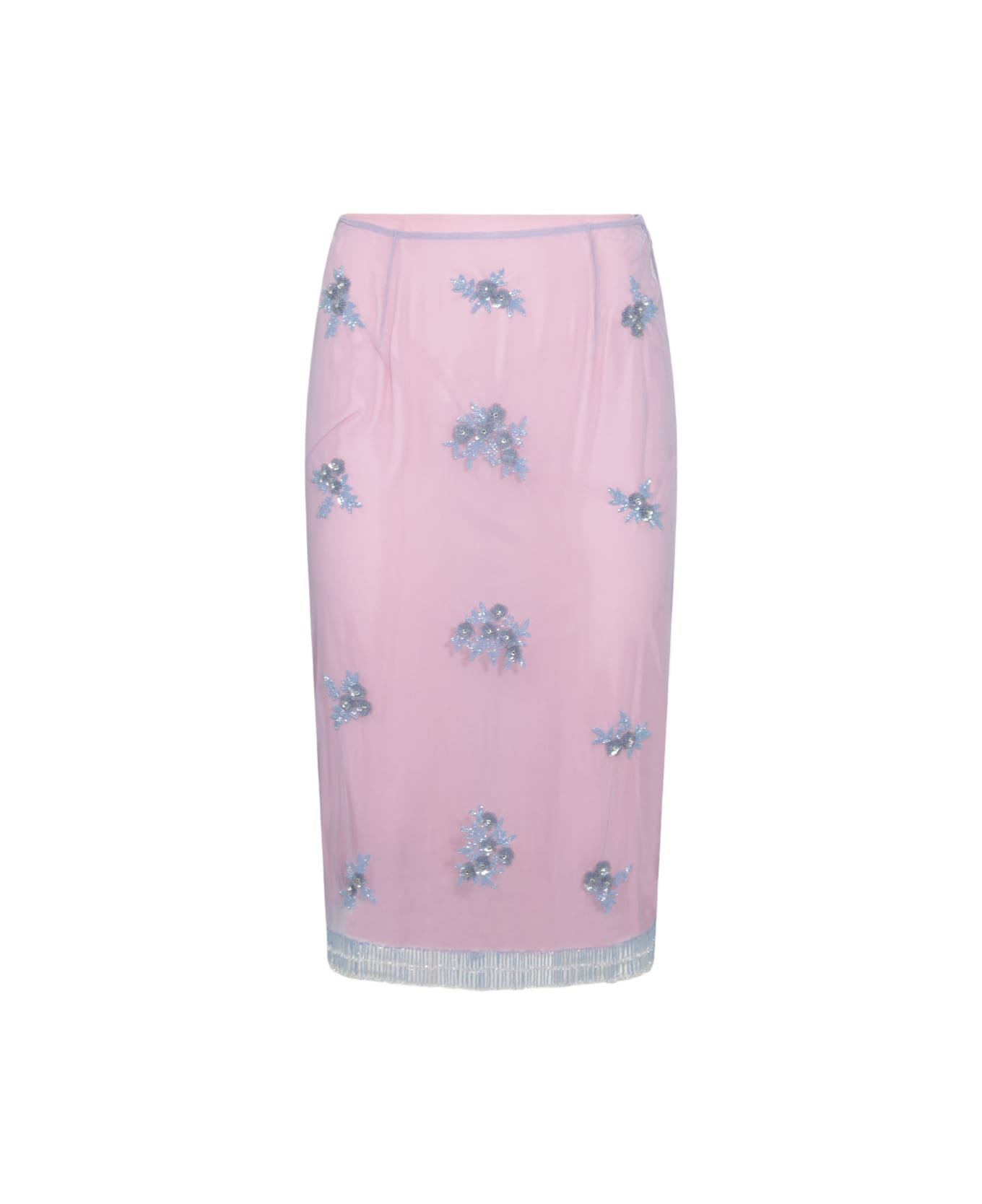Blumarine Pink Skirt - Blue