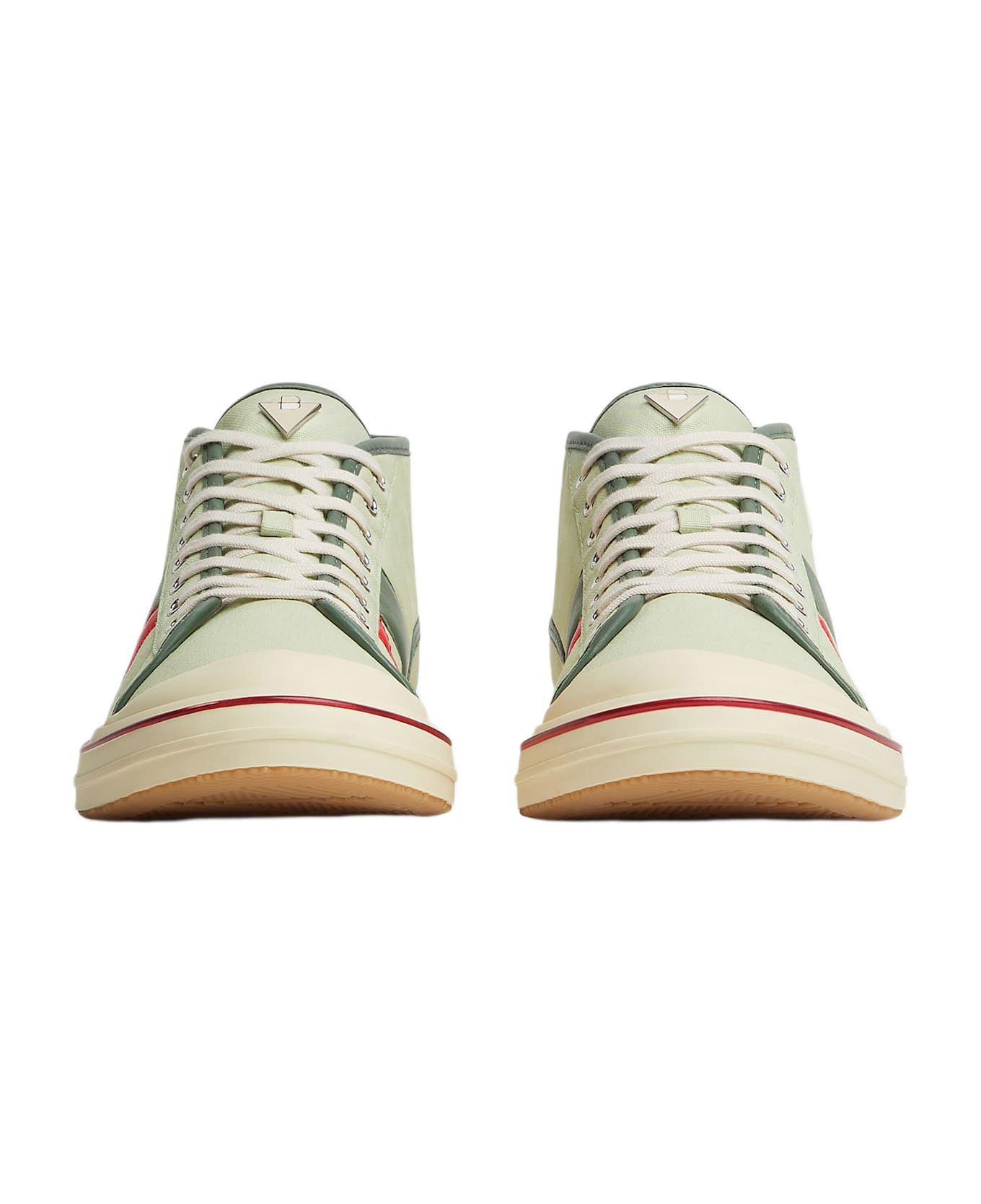 Bottega Veneta Sneakers Summer Canvas/calf High - Green